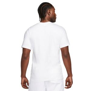 Nike Men's Sportswear Gel Front Print Tee-White