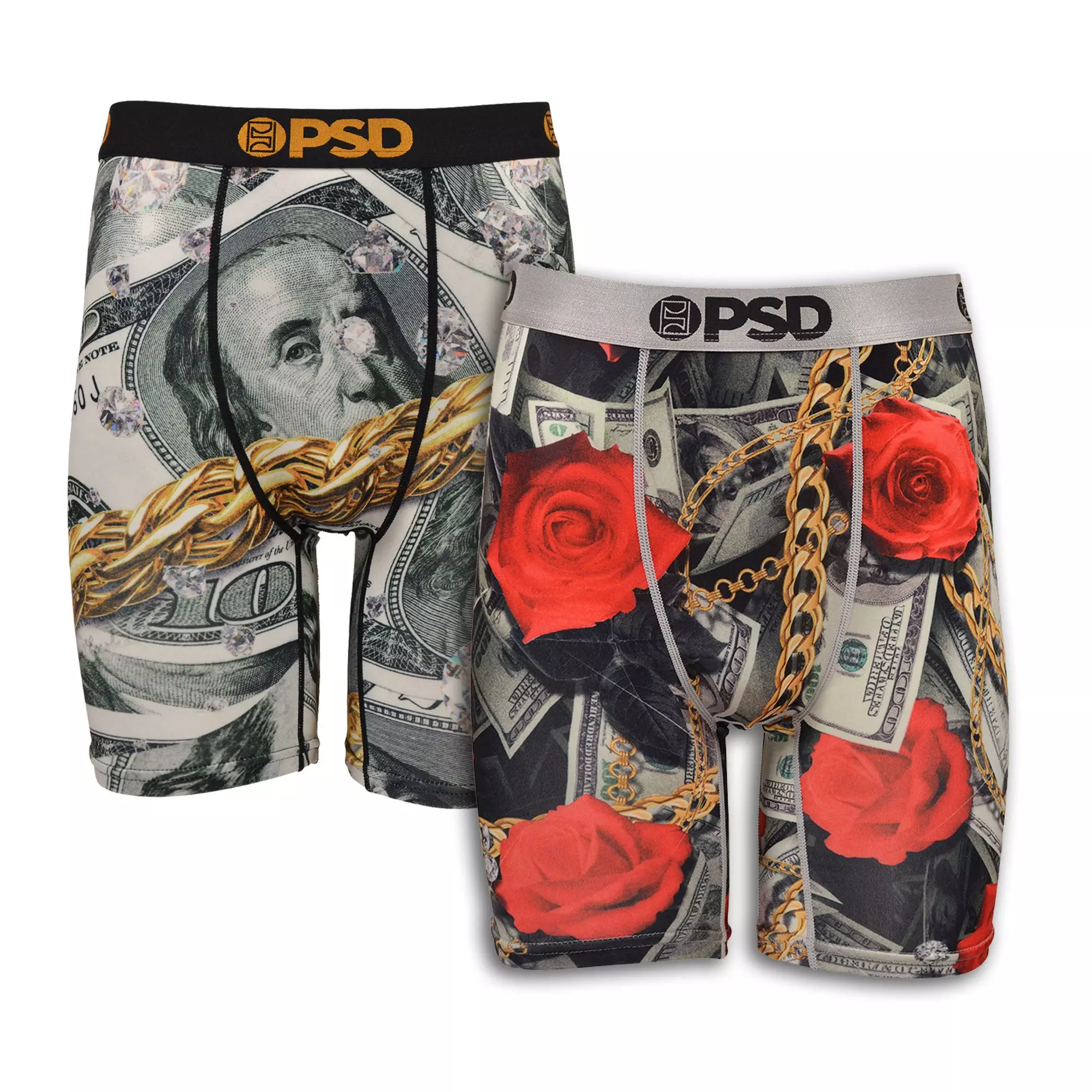 PSD Big Boys' Rich Roses Underwear-2PK - MULTI-COLOR