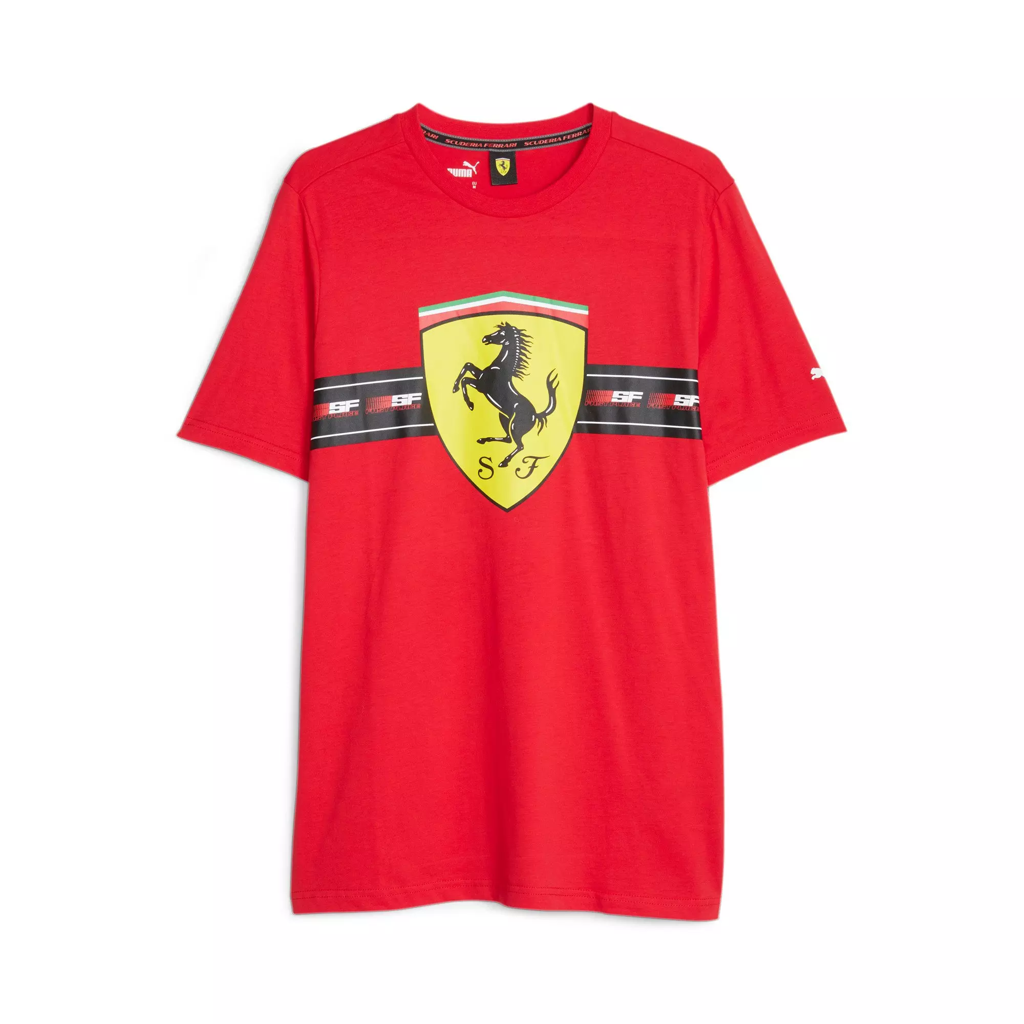 Puma Men's Ferrari Big Shield Tee - RED