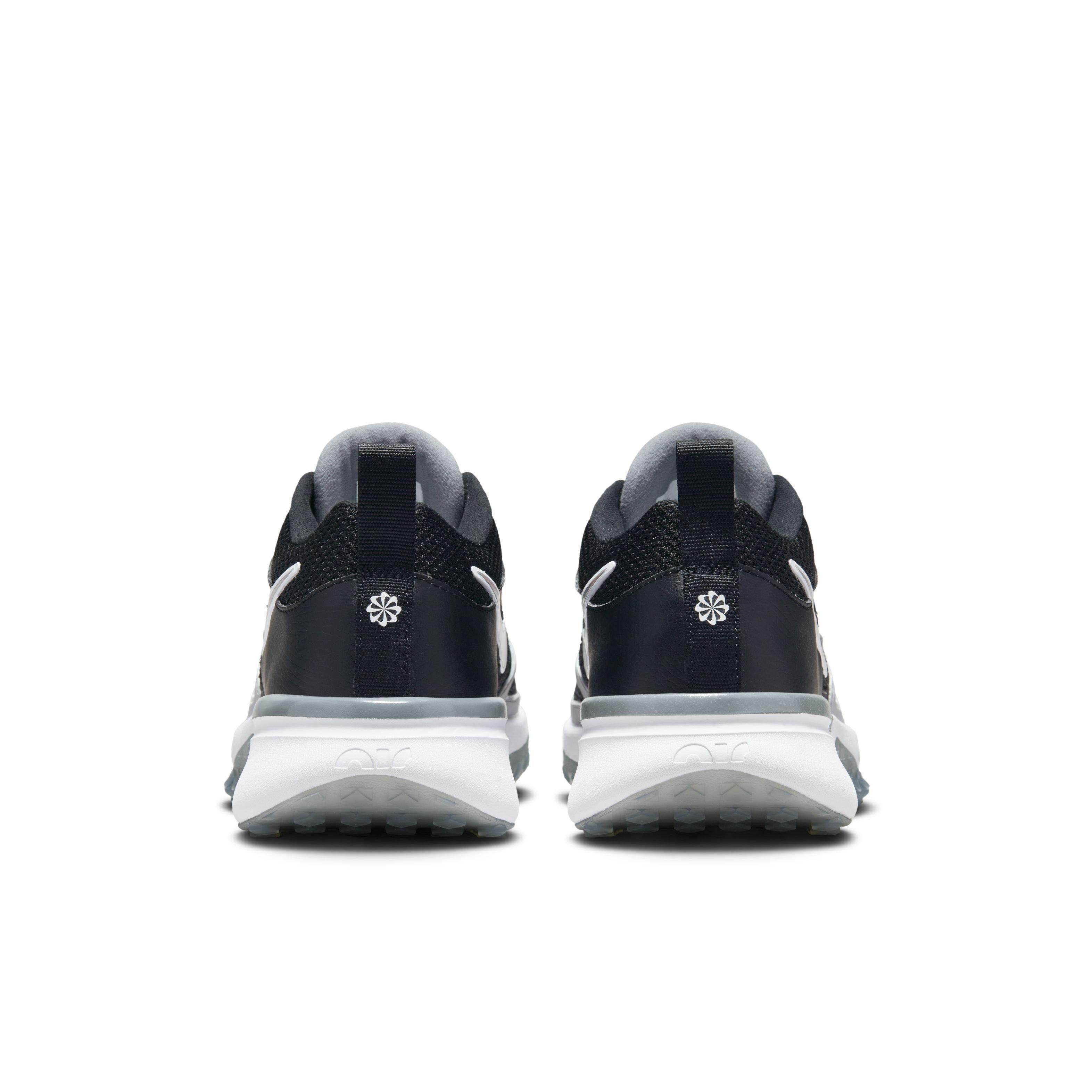 Nike Air Zoom Diamond Elite Turf "Black/White/Wolf Grey/Cool Grey" Men's Baseball Shoe - BLACK/WHITE/GREY Thumbnail View 4