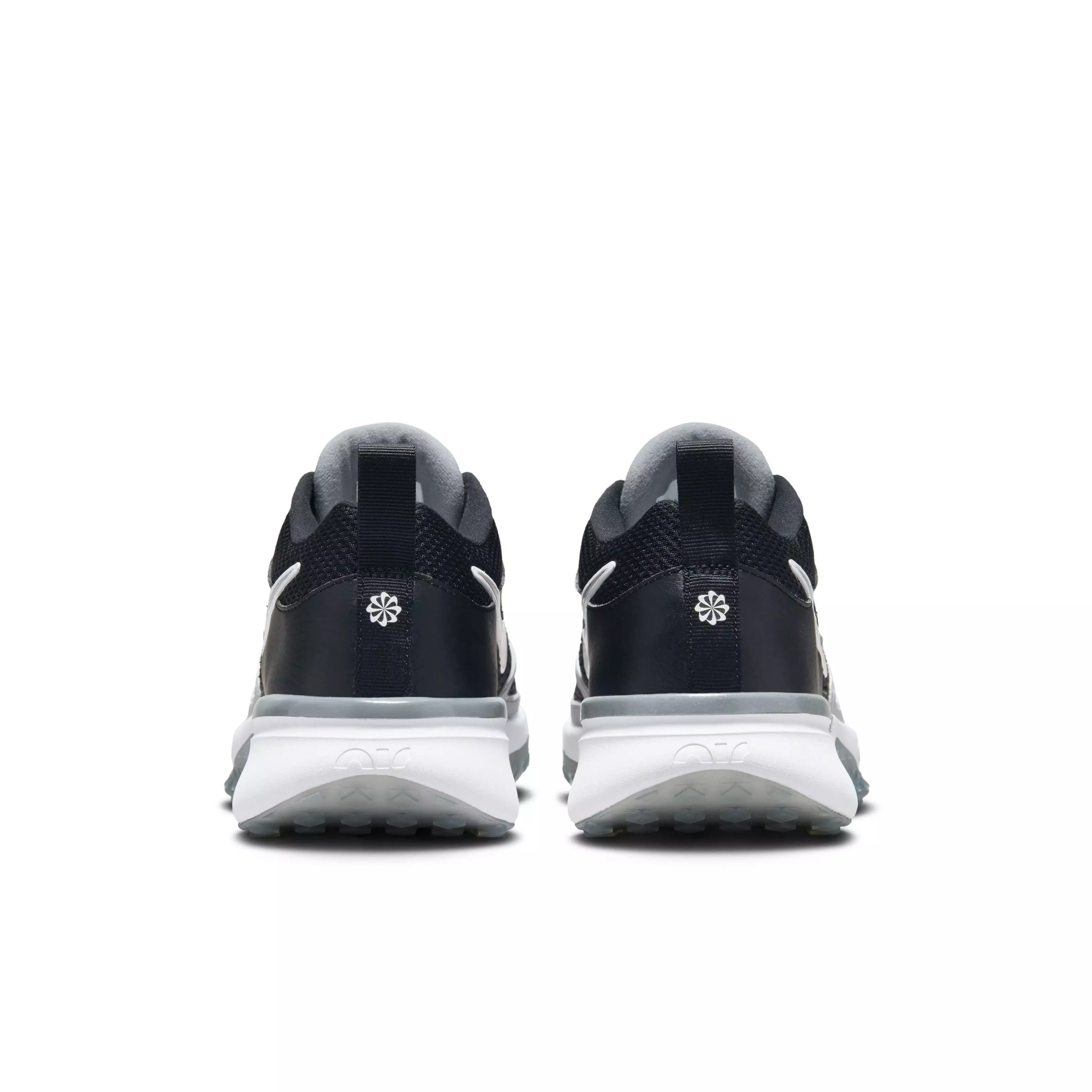 Nike Air Zoom Diamond Elite Turf "Black/White/Wolf Grey/Cool Grey" Men's Baseball Shoe - BLACK/WHITE/GREY