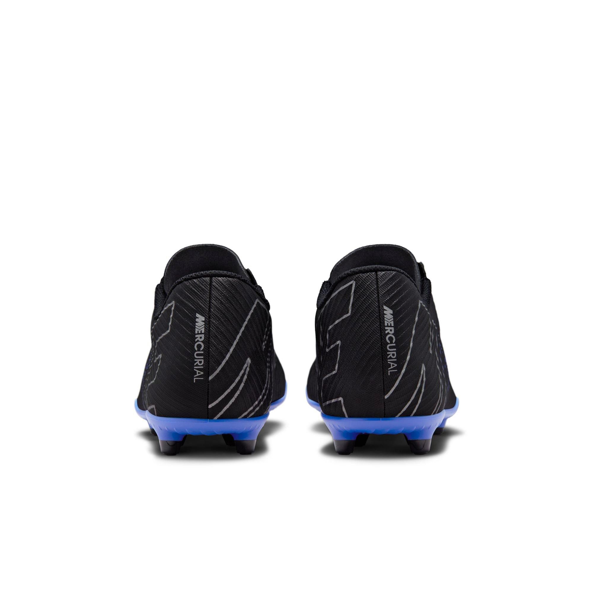 Nike Mercurial Vapor 15 Club MG "Black/Chrome/Hyper Royal" Men's Soccer Cleat - BLACK/BLUE Thumbnail View 8