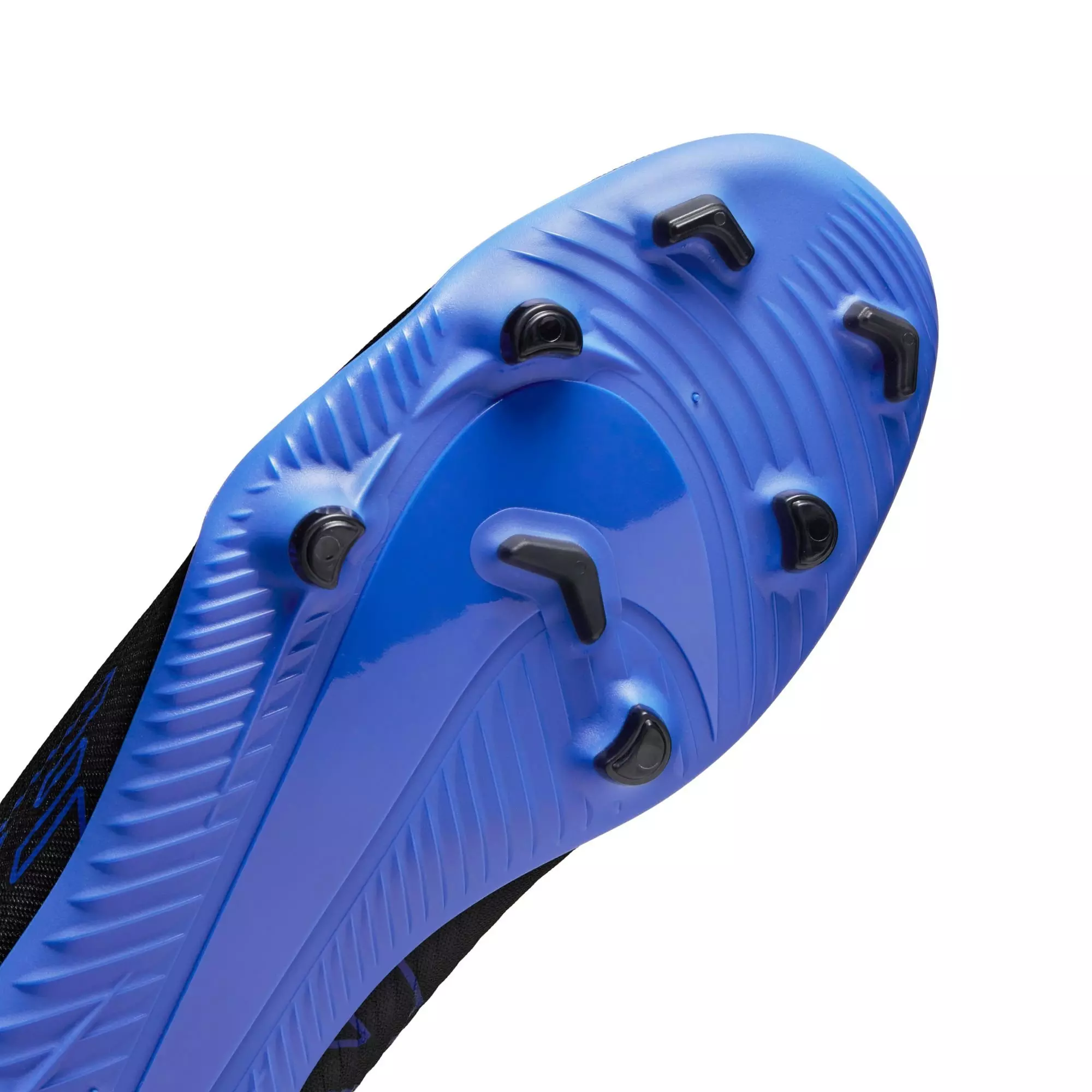 Nike Mercurial Vapor 15 Club MG "Black/Chrome/Hyper Royal" Men's Soccer Cleat - BLACK/BLUE