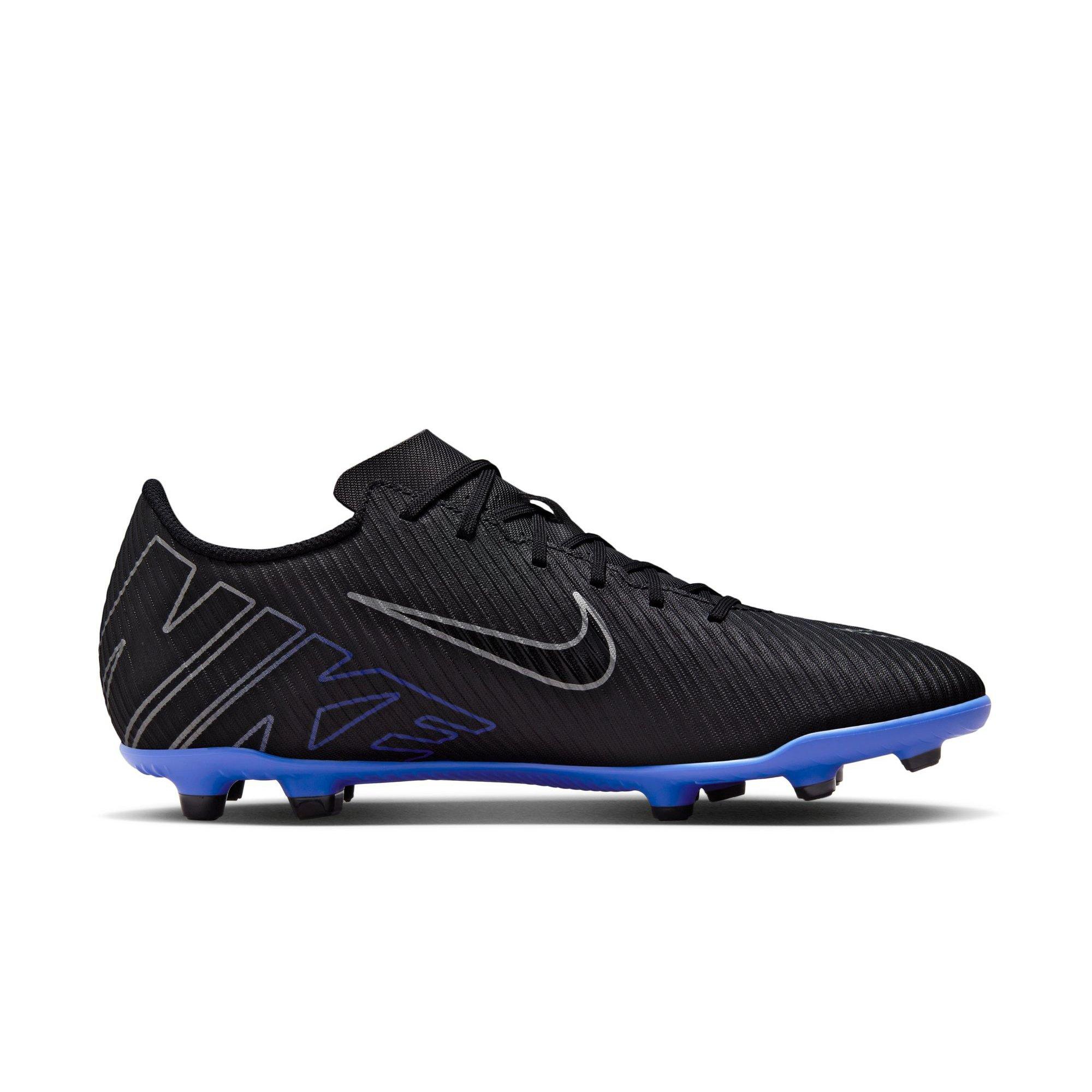 Nike Mercurial Vapor 15 Club MG "Black/Chrome/Hyper Royal" Men's Soccer Cleat - BLACK/BLUE Thumbnail View 2