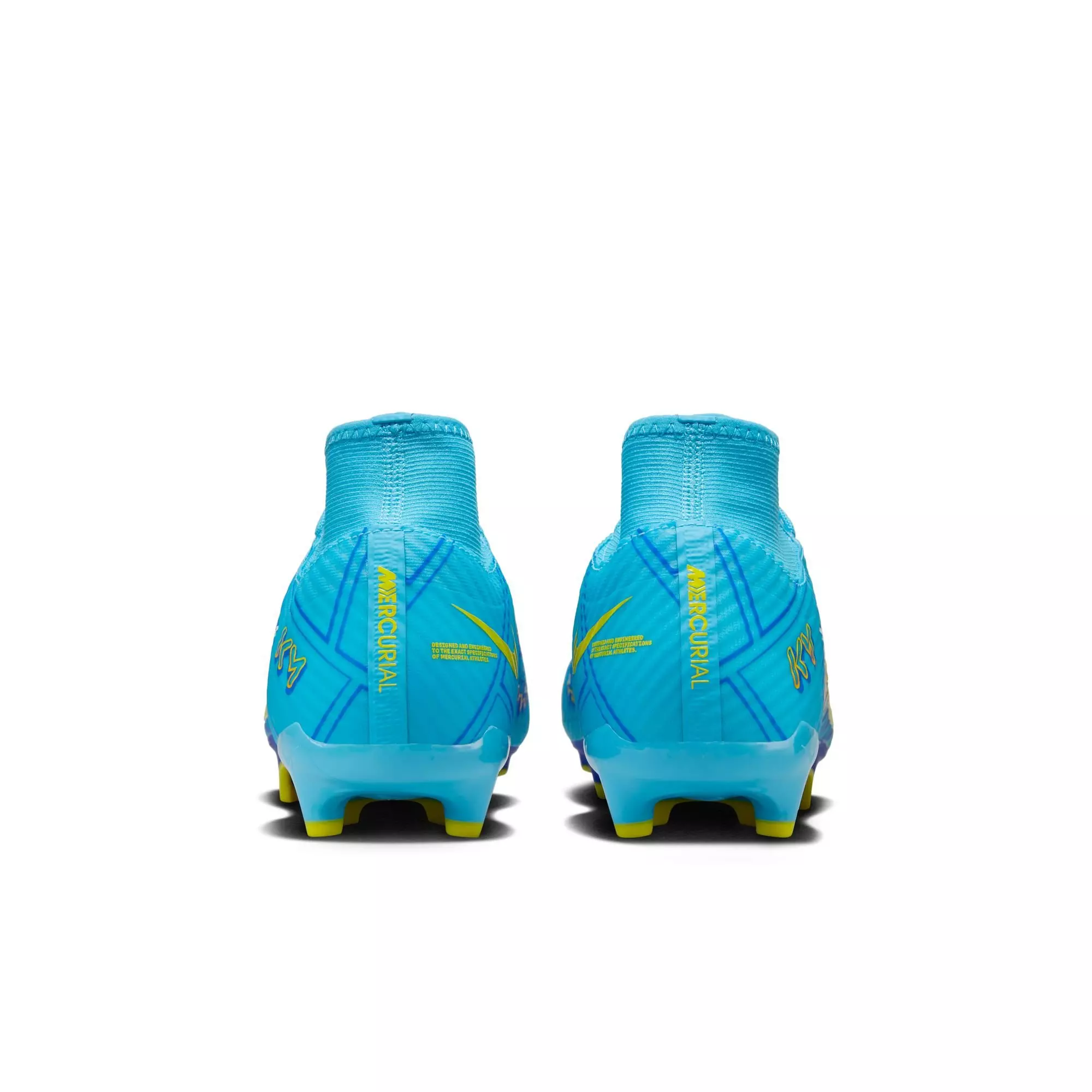 Nike Zoom Mercurial Superfly 9 Academy "Kylian Mbappe" Men's Multi-Ground Soccer Cleat - BALTIC BLUE/WHITE