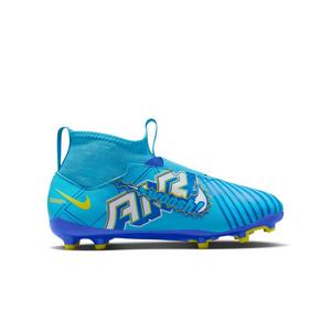 Nike Jr. Kylian Mbappe Mercurial Zoom Superfly 9 Academy FG/MG "Baltic Blue/White" Grade School Boys' Soccer Cleat