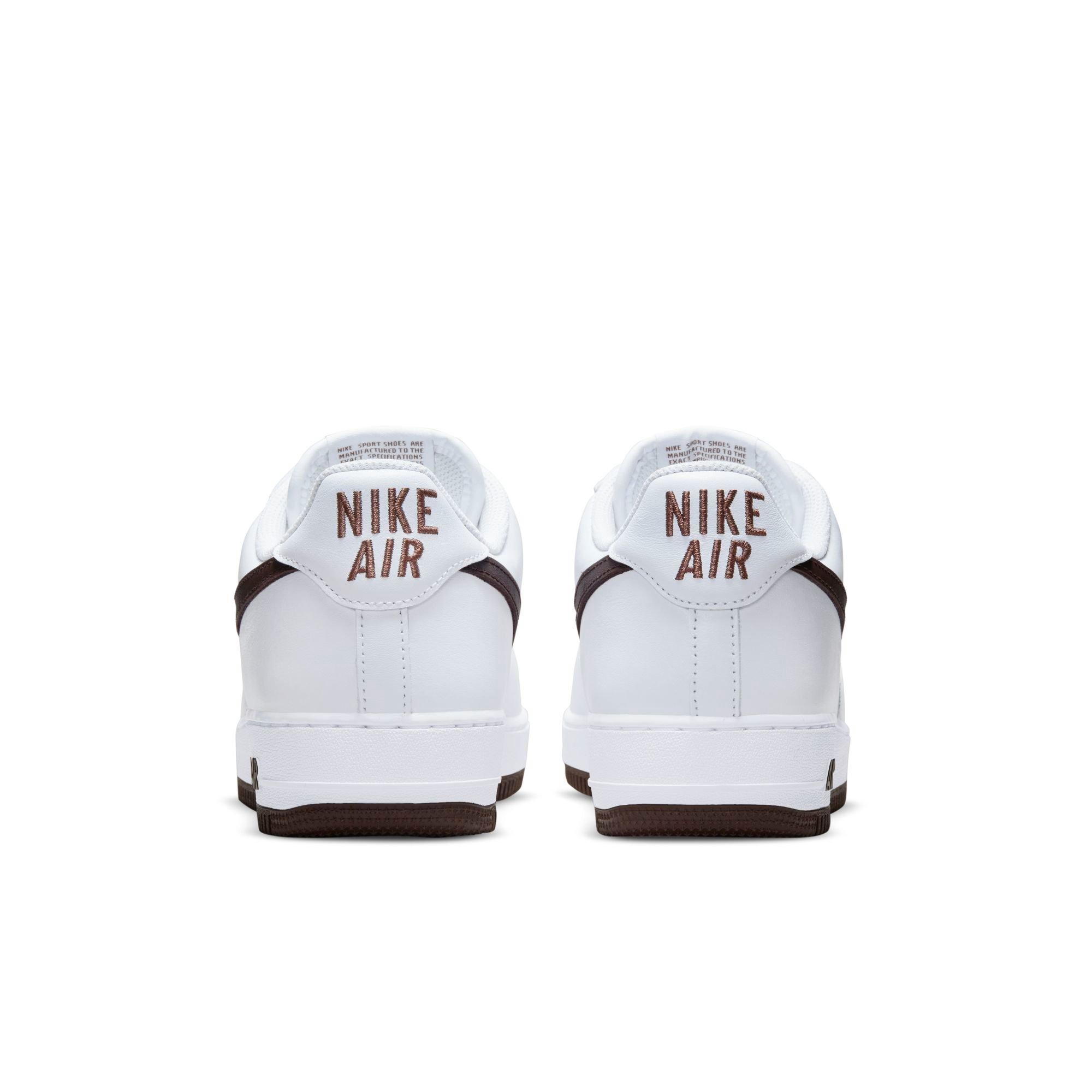 Nike Air Force 1 Low Retro - White / Chocolate / Metallic Gold 7.5
