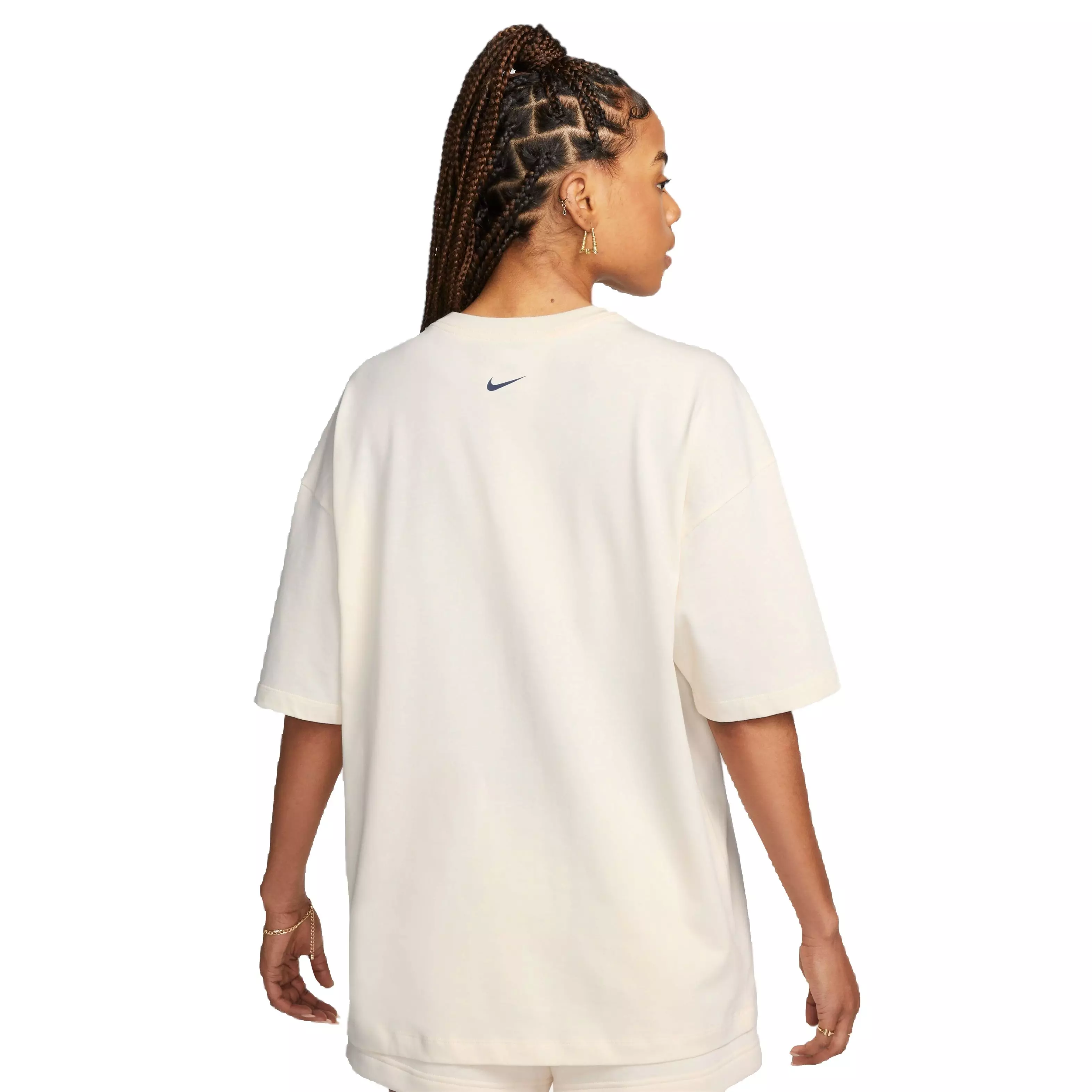 Nike Women's Sportswear Gel Essentials Campus Tee-Ivory - IVORY