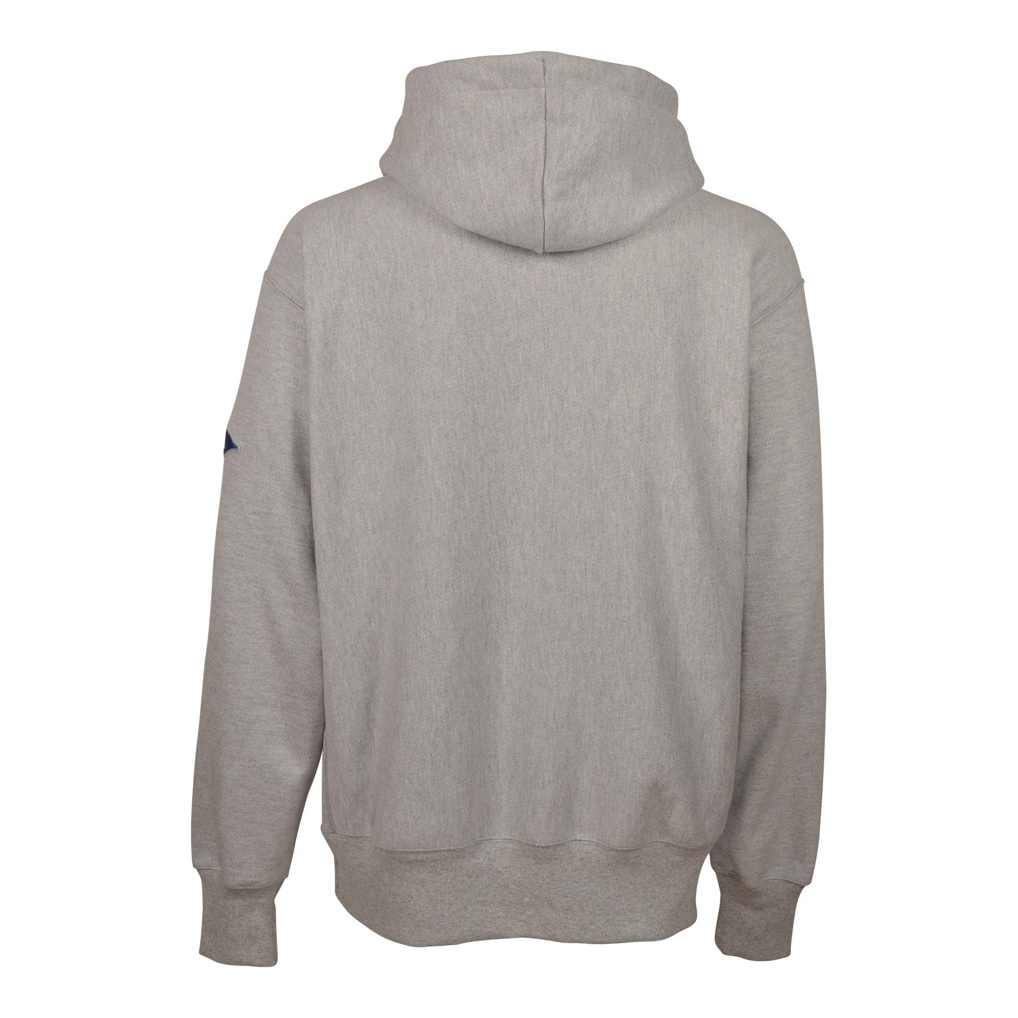 Champion Men's Vintage Collegiate Reverse Weave Hoodie - Grey - GREY Thumbnail View 2