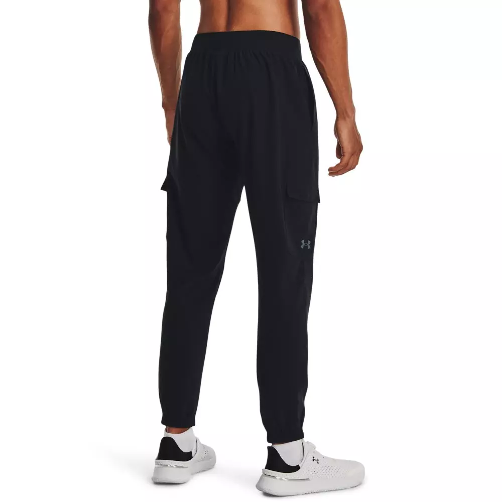 Under Armour Men's Stretch Woven Cargo Pants-Black - BLACK