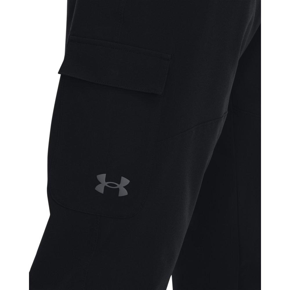 Under Armour Men's Stretch Woven Cargo Pants-Black - BLACK Thumbnail View 3