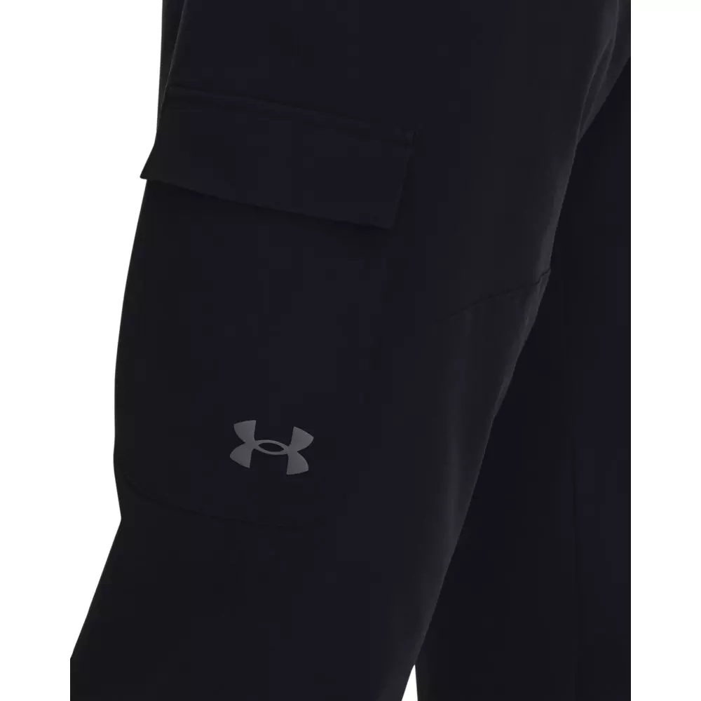 Under Armour Men's Stretch Woven Cargo Pants-Black - BLACK