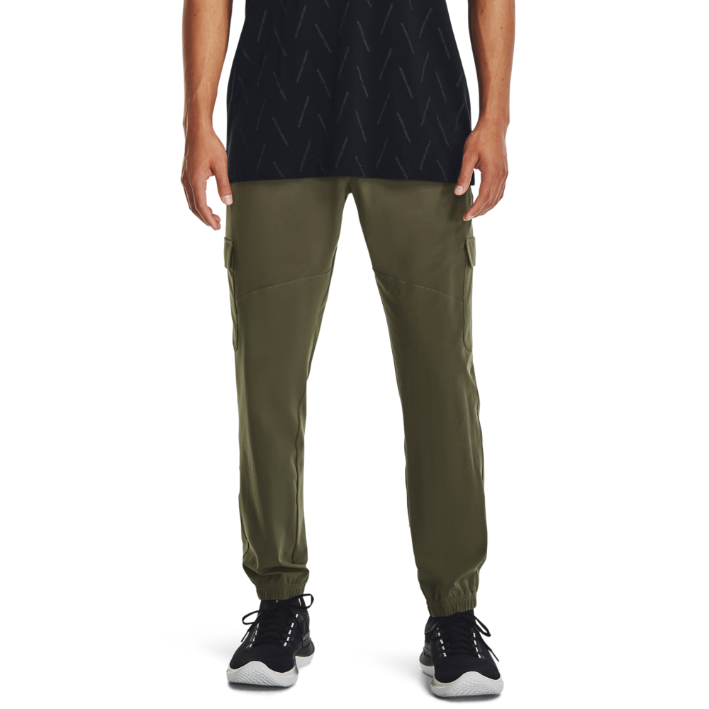 Under Armour Men's Stretch Woven Cargo Pants-Green - GREEN Thumbnail View 1