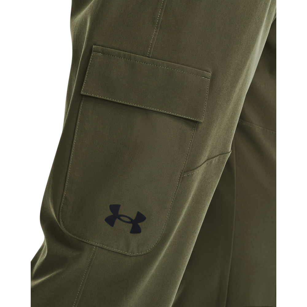 Under Armour Men's Stretch Woven Cargo Pants-Green - GREEN Thumbnail View 3