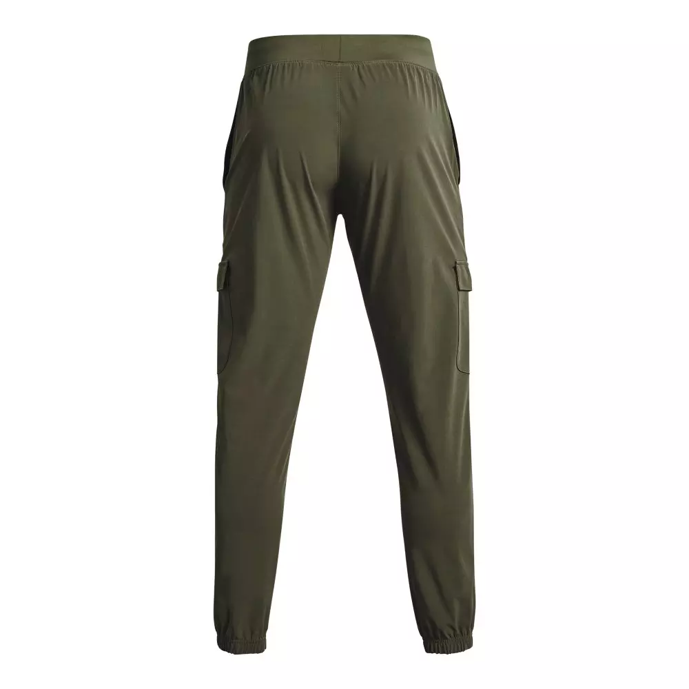 Under Armour Men's Stretch Woven Cargo Pants-Green - GREEN