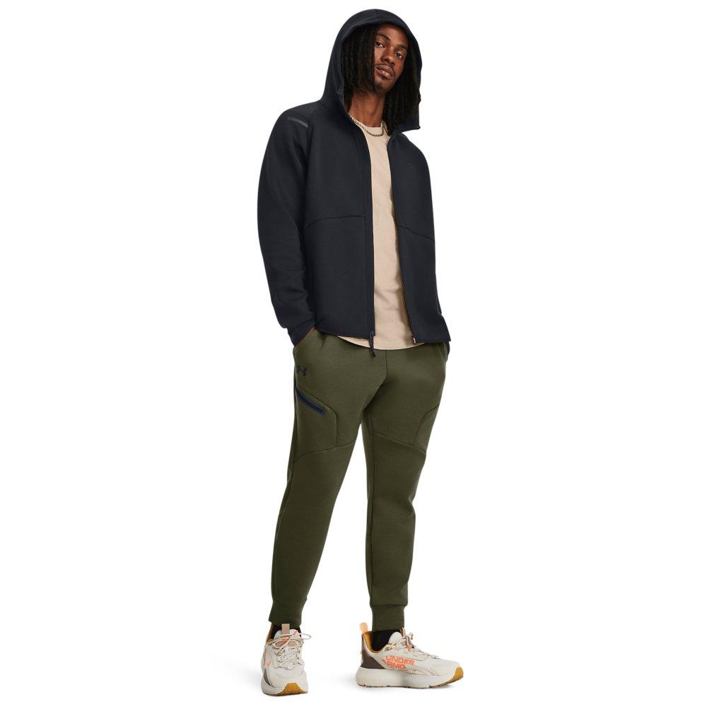 Under Armour Men's Unstoppable Fleece Jacket - BLACK Thumbnail View 4