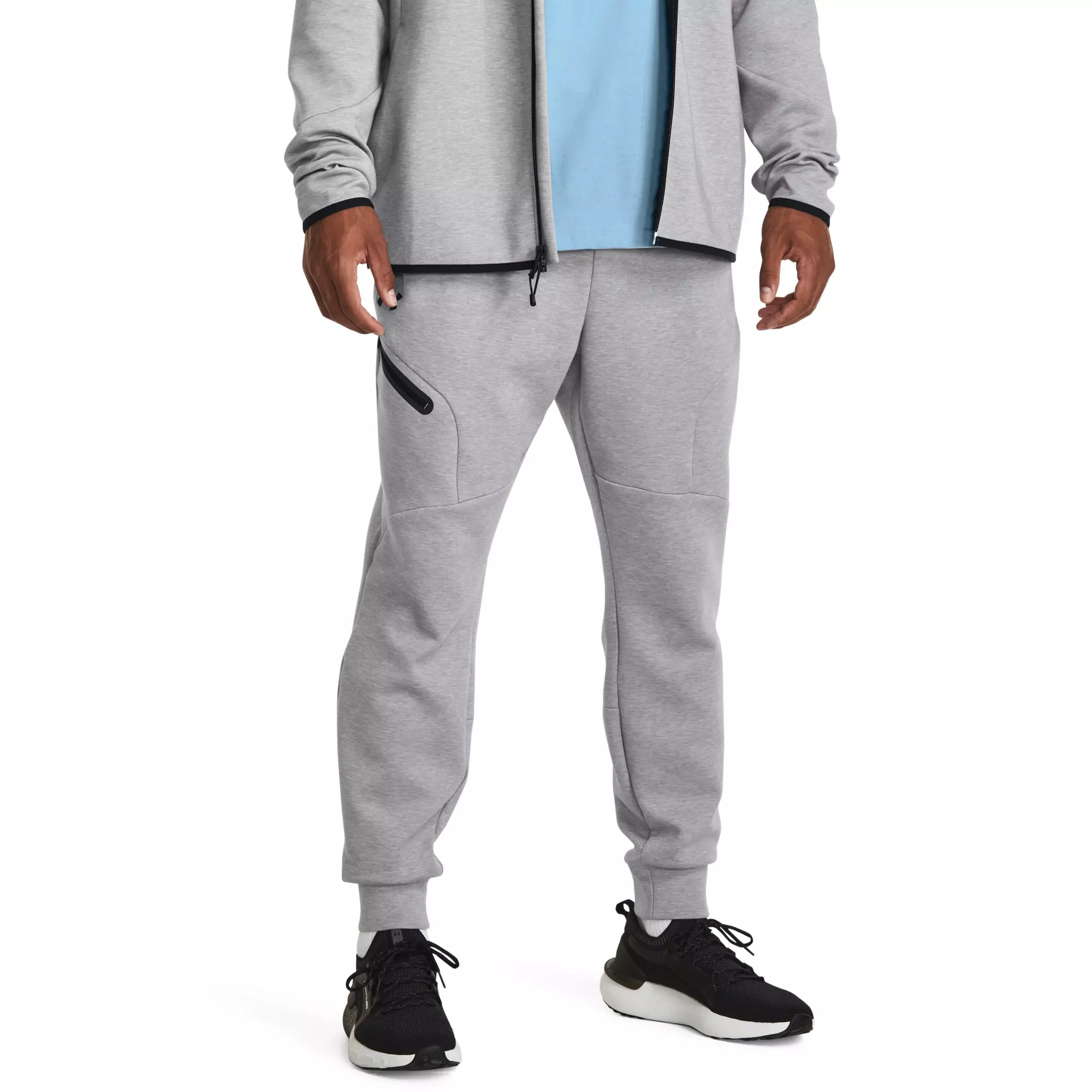 Under Armour Men's Unstoppable Fleece Joggers-Grey - GREY
