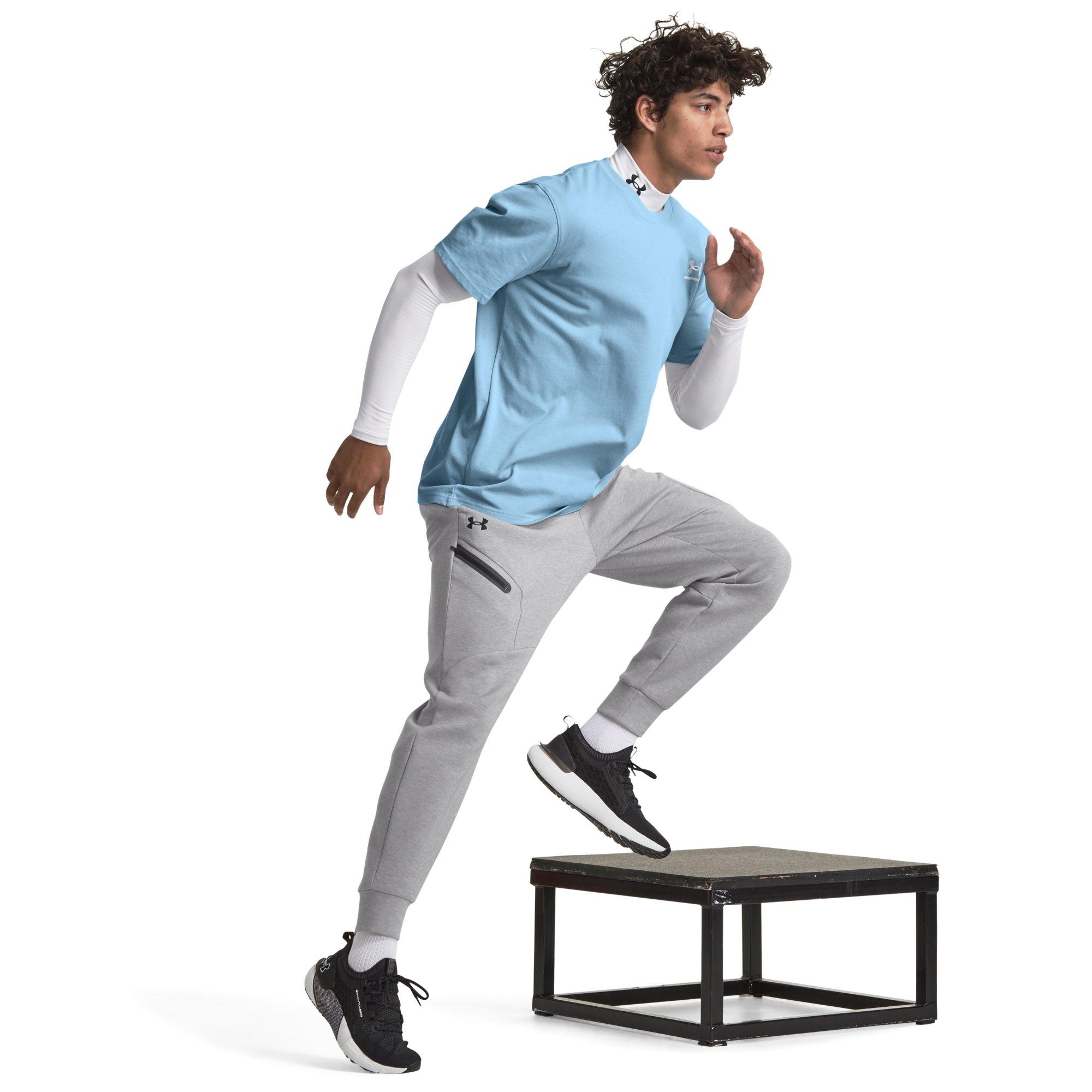 Under Armour Men's Unstoppable Fleece Joggers-Grey - GREY Thumbnail View 6