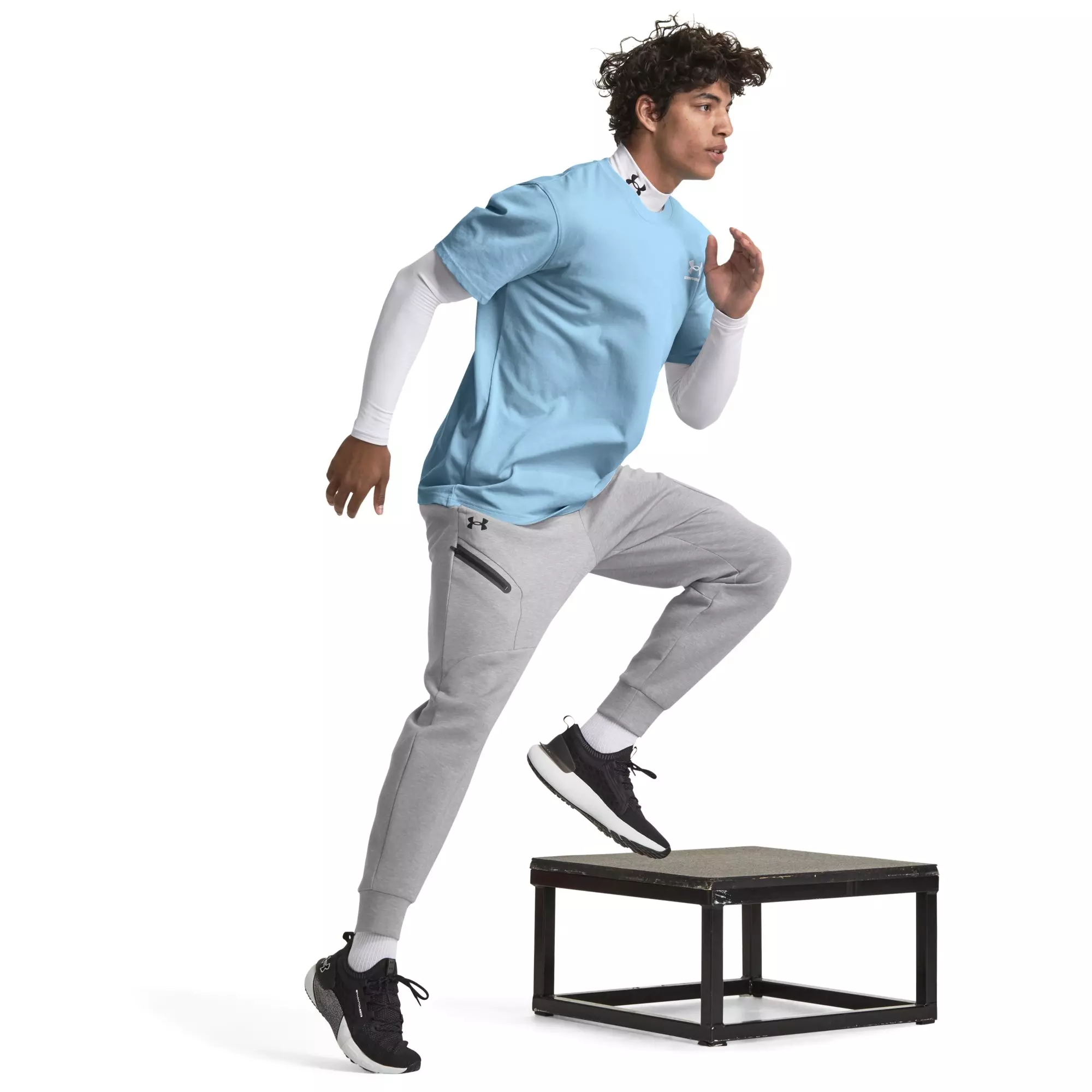 Under Armour Men's Unstoppable Fleece Joggers-Grey - GREY