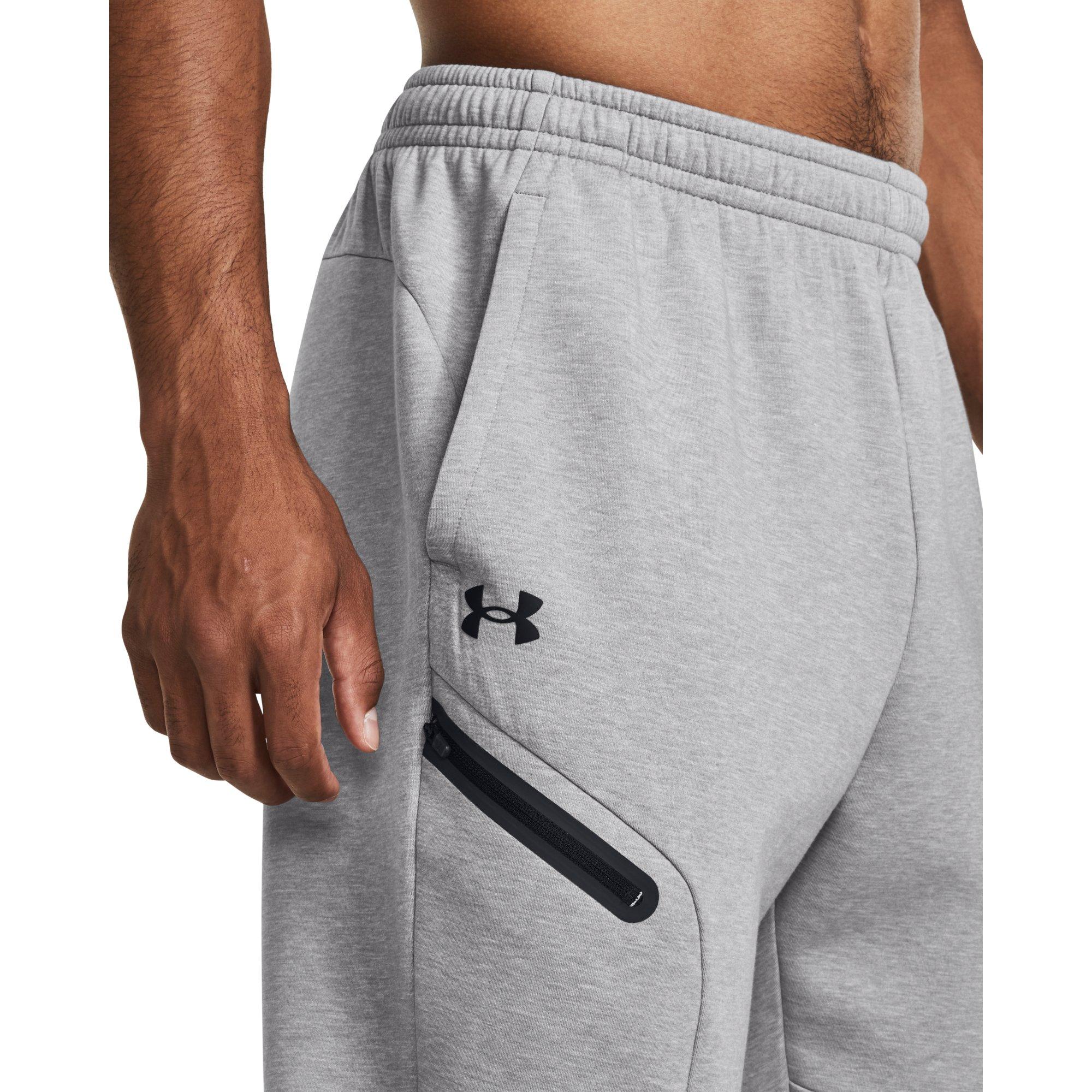 Under Armour Men's Unstoppable Fleece Joggers-Grey - GREY Thumbnail View 5