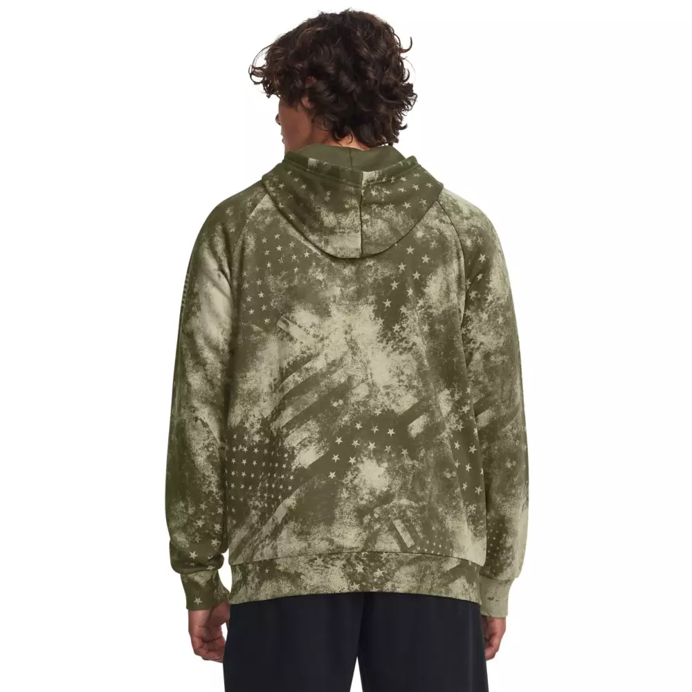 Under Armour Men's Freedom Printed Hoodie - GREEN