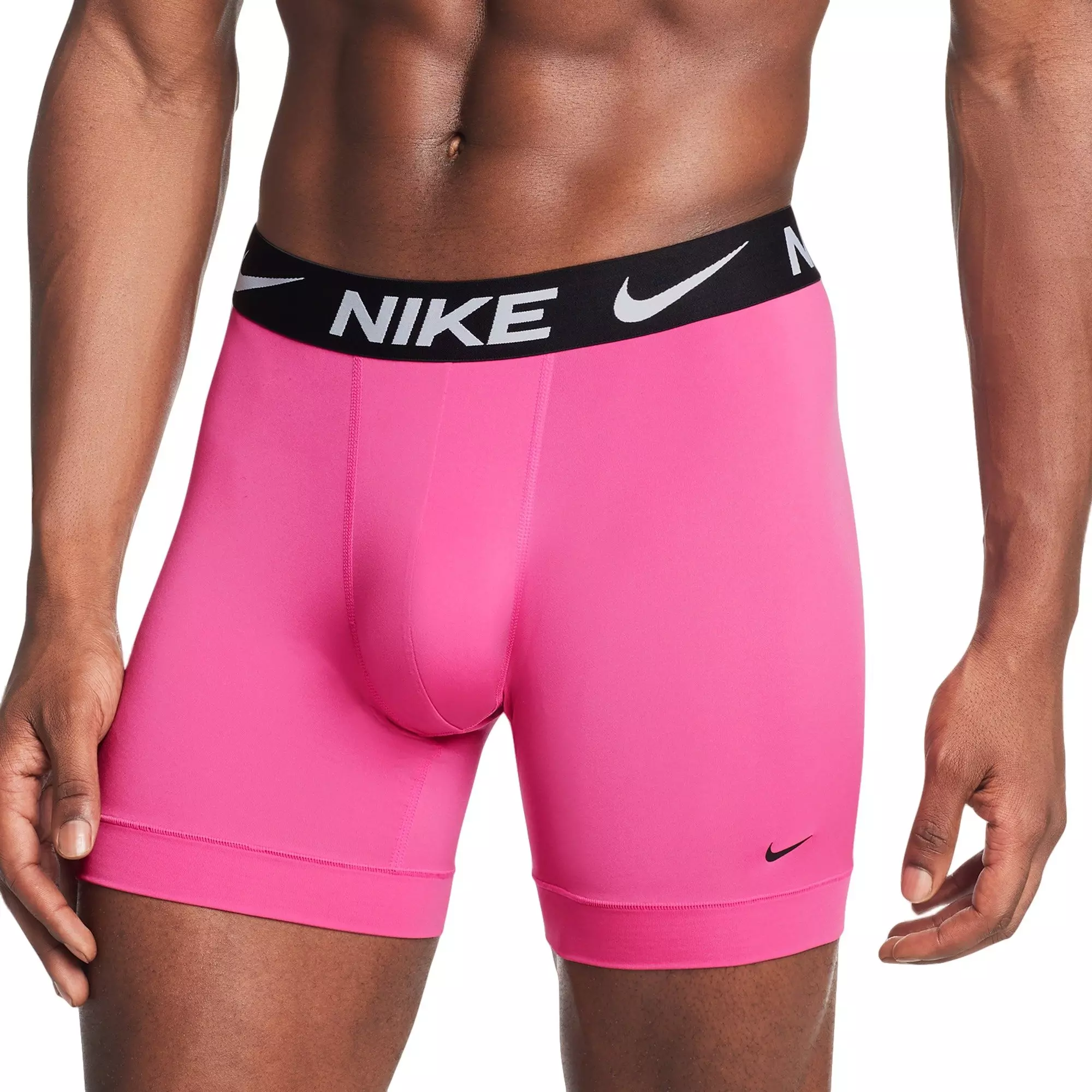 Nike Men's Dri-FIT Essential Micro Underwear-3PK-Blue/Pink - BLUE/PINK