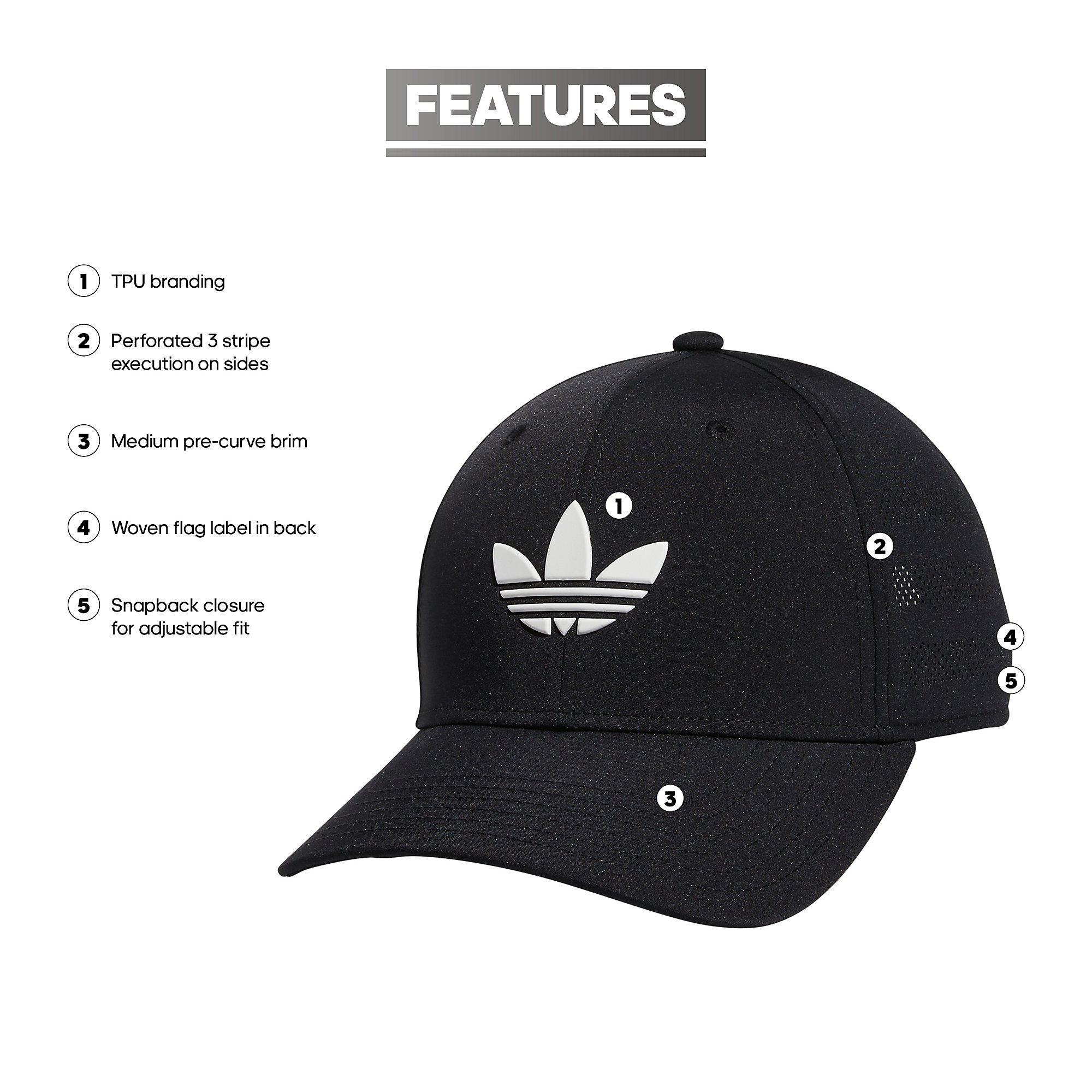 adidas Trefoil 5.0 Beacon Hat - BLACK Thumbnail View 6