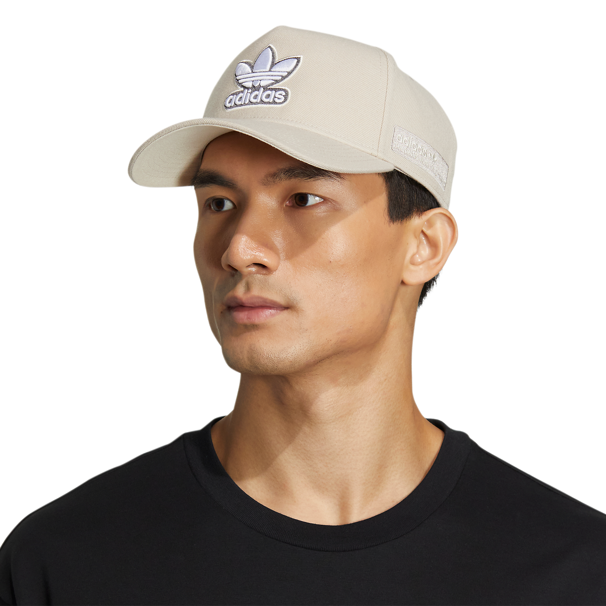 adidas A-Frame Snapback Hat - BEIGE Thumbnail View 1