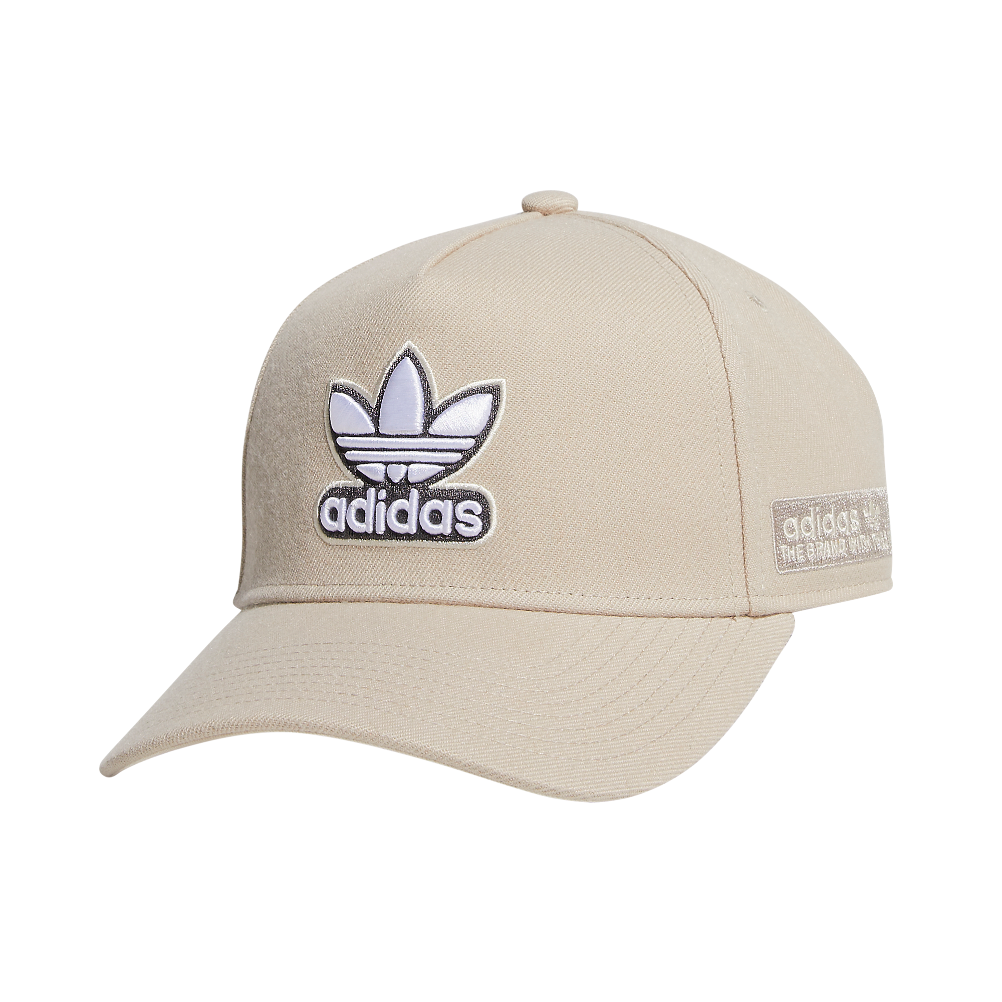 adidas A-Frame Snapback Hat - BEIGE Thumbnail View 3