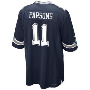 Dallas Cowboys Nike Game Road Jersey - White - Custom - Mens