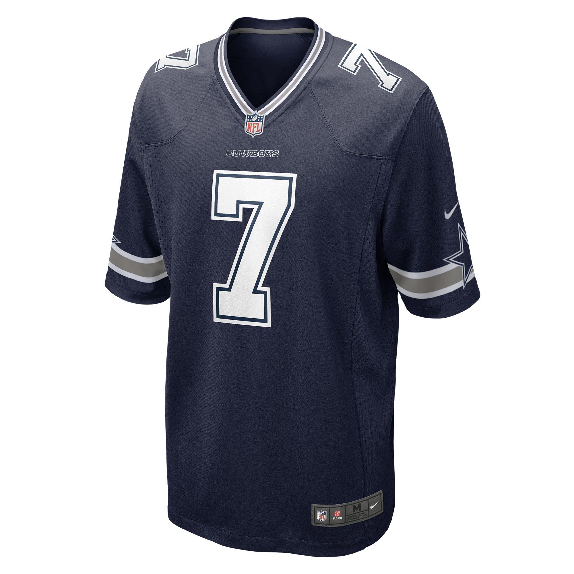 Nike Men's Dallas Cowboys Trevon Diggs '22 Game Jersey - NAVY Thumbnail View 2