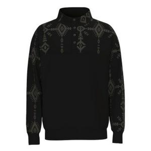 Hooey Men's Stevie 1/4-Snap Pullover-Black