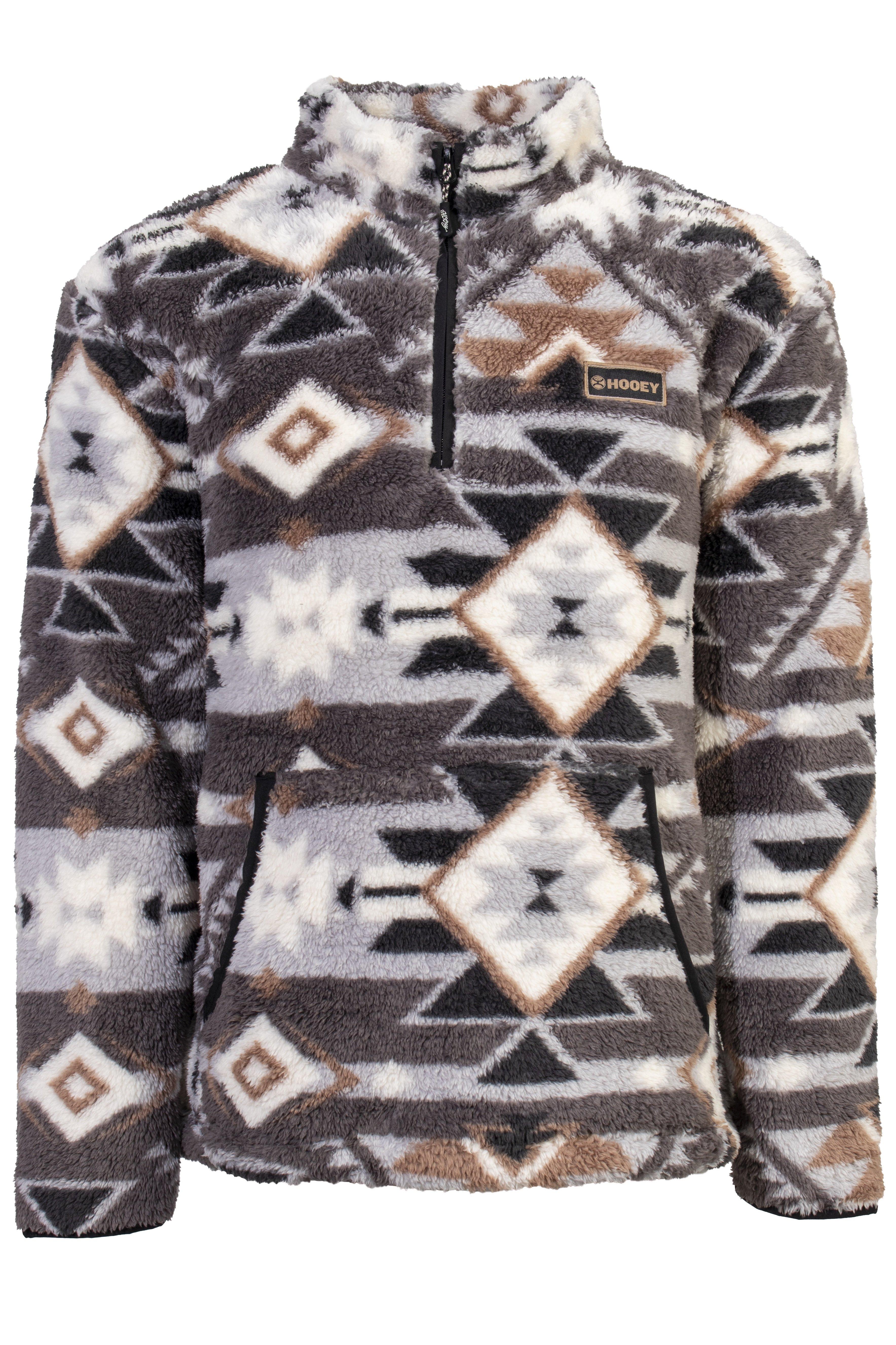 Hooey Men's Aztec Fleece 1/4-Zip Pullover - MULTI-COLOR Thumbnail View 1