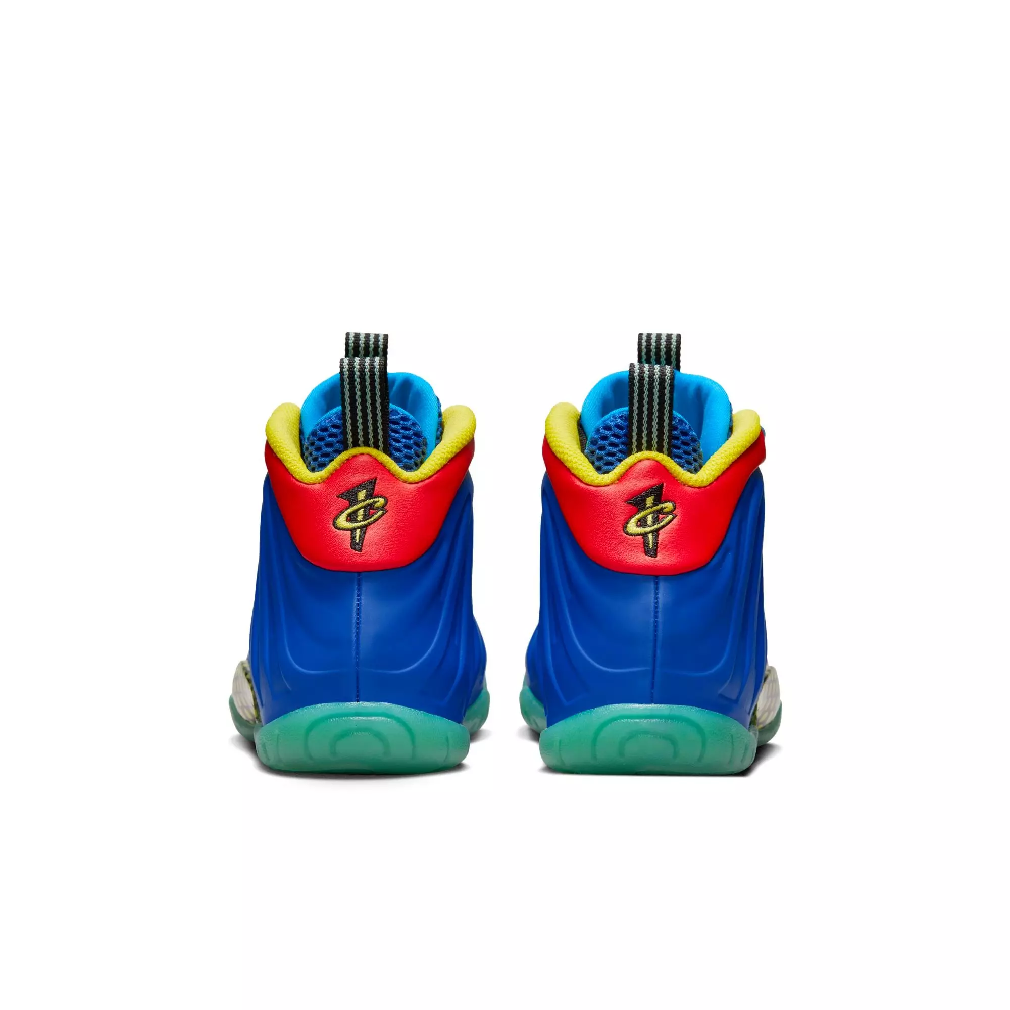 Nike Little Posite One "Game Royal/Yellow Strike/Laser Blue" Grade School Boys' Shoe - BLUE