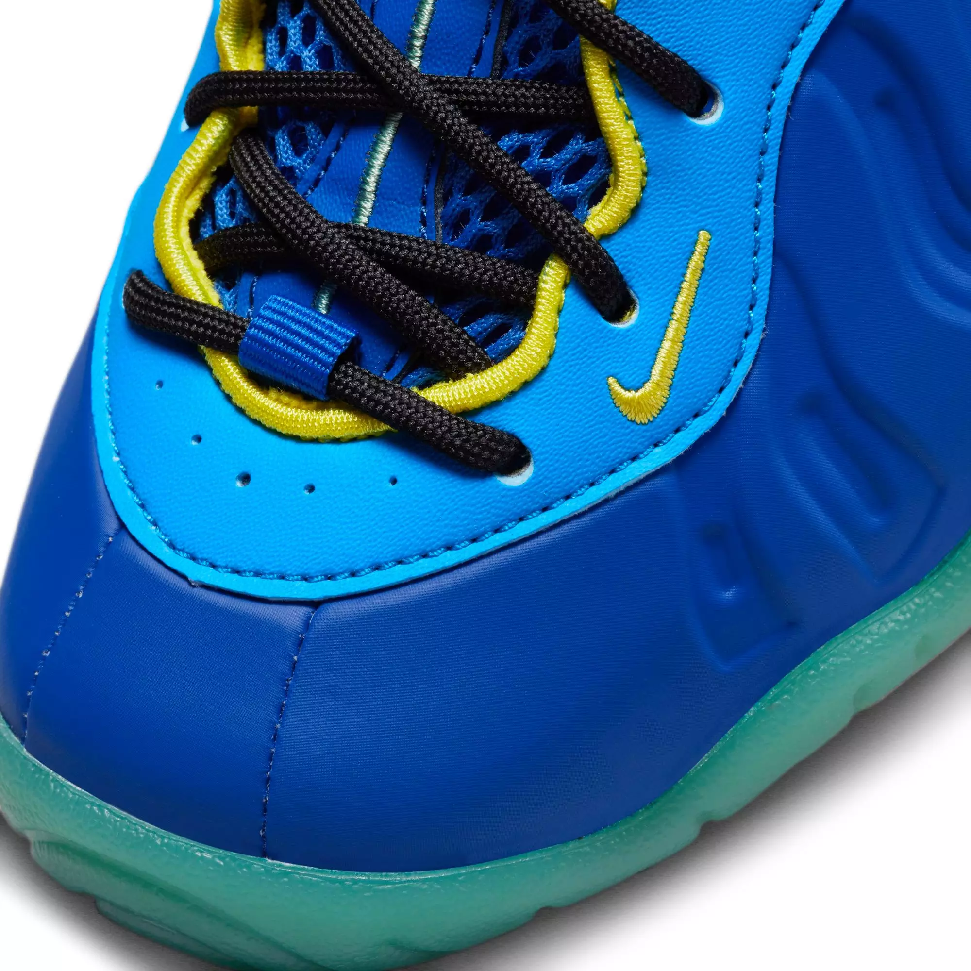 Nike Little Posite One "Game Royal/Yellow Strike/Laser Blue" Grade School Boys' Shoe - BLUE