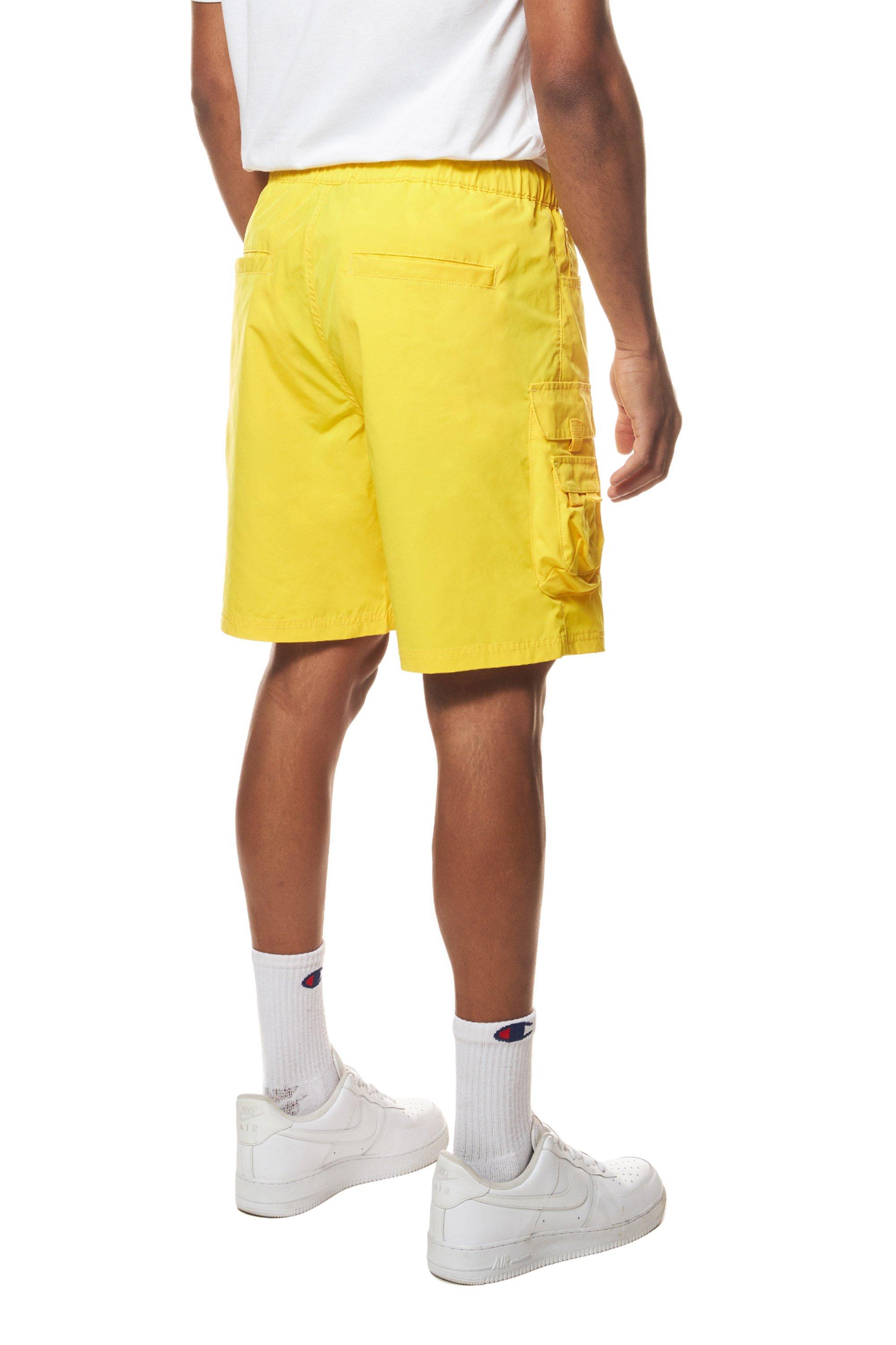 Mens yellow sale cargo shorts