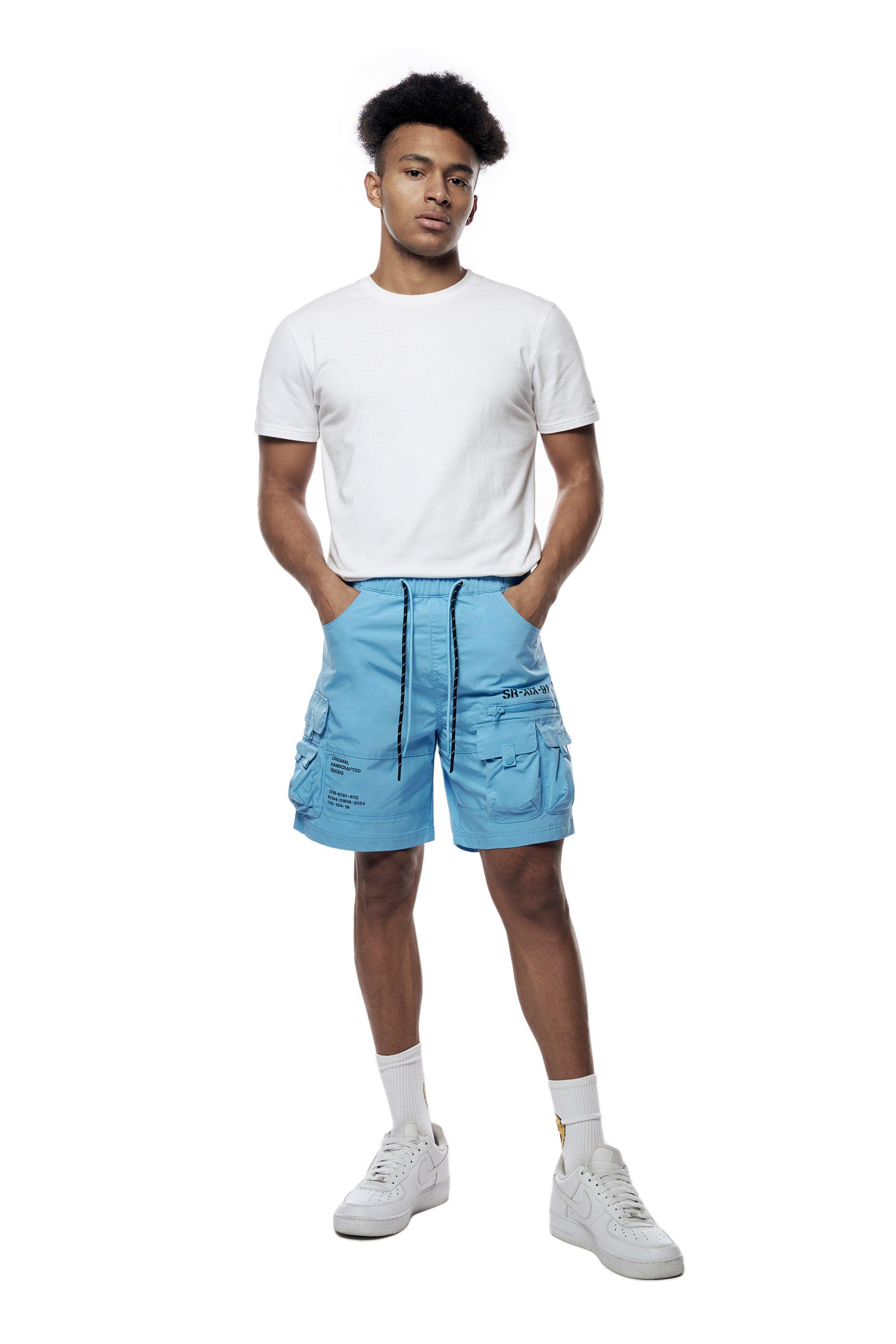 Teal cargo hot sale shorts