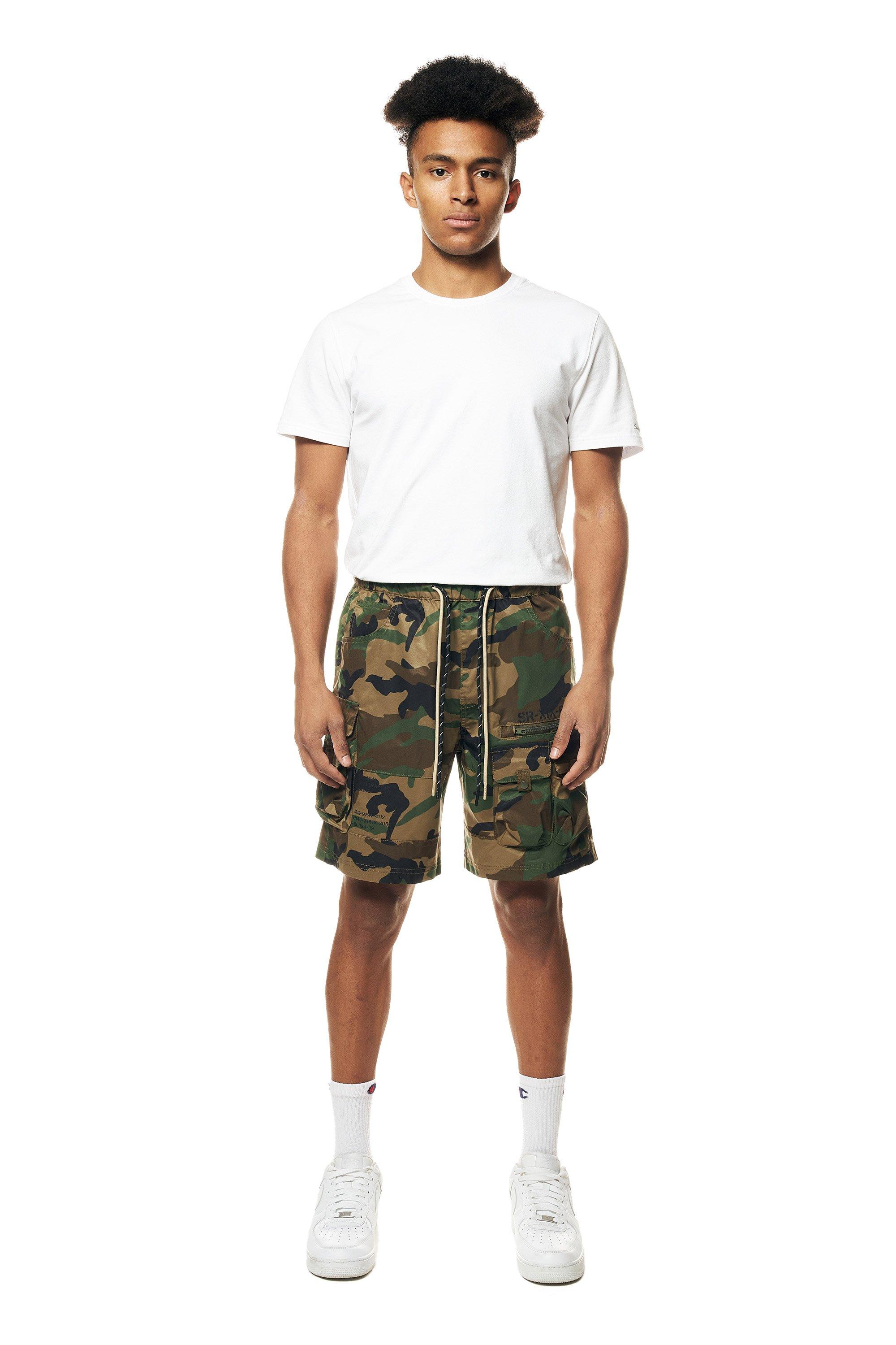 Mens hot sale shorts camo