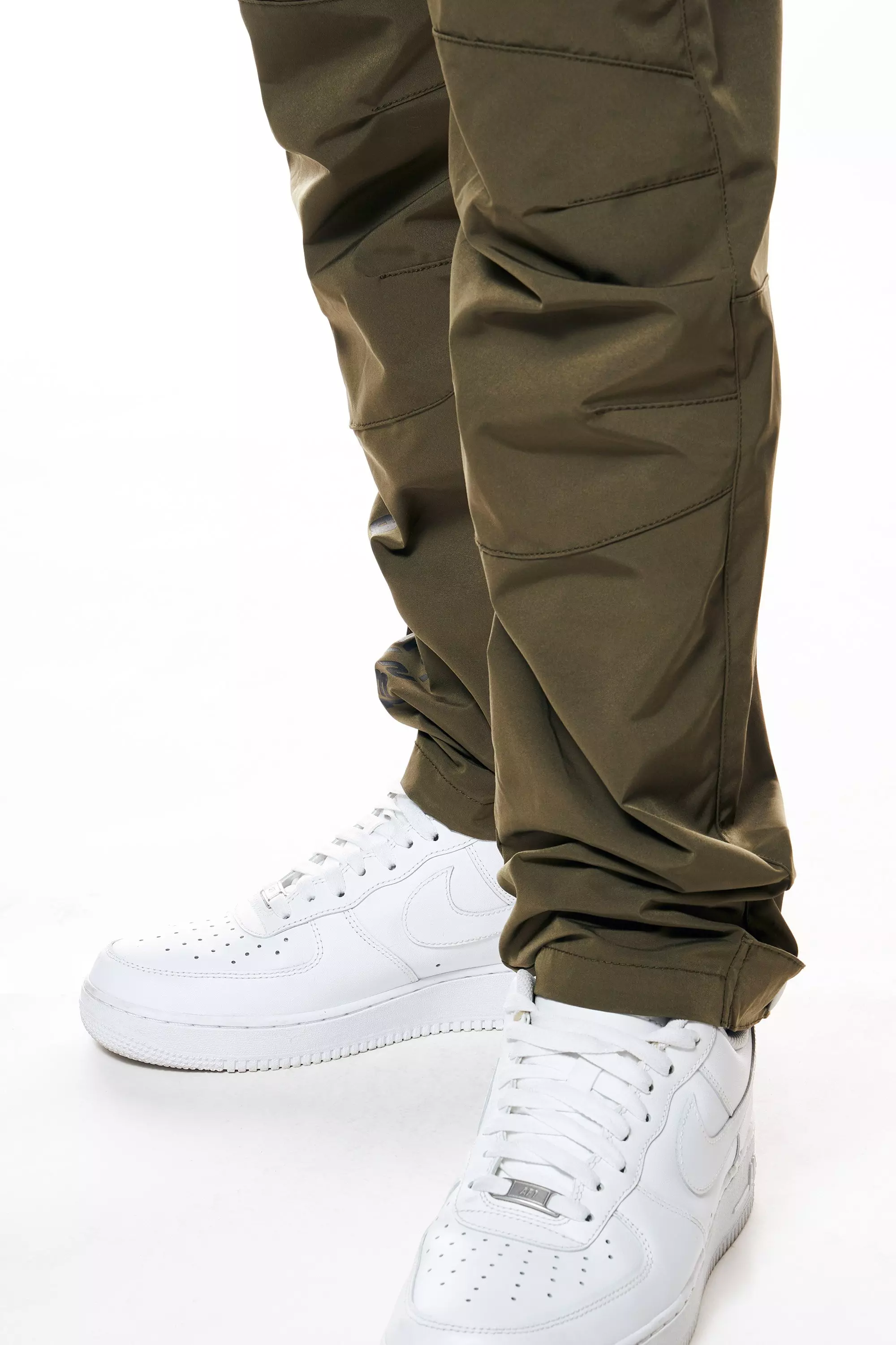 Smoke Rise Men's Nylon Pants - Olive - OLIVE