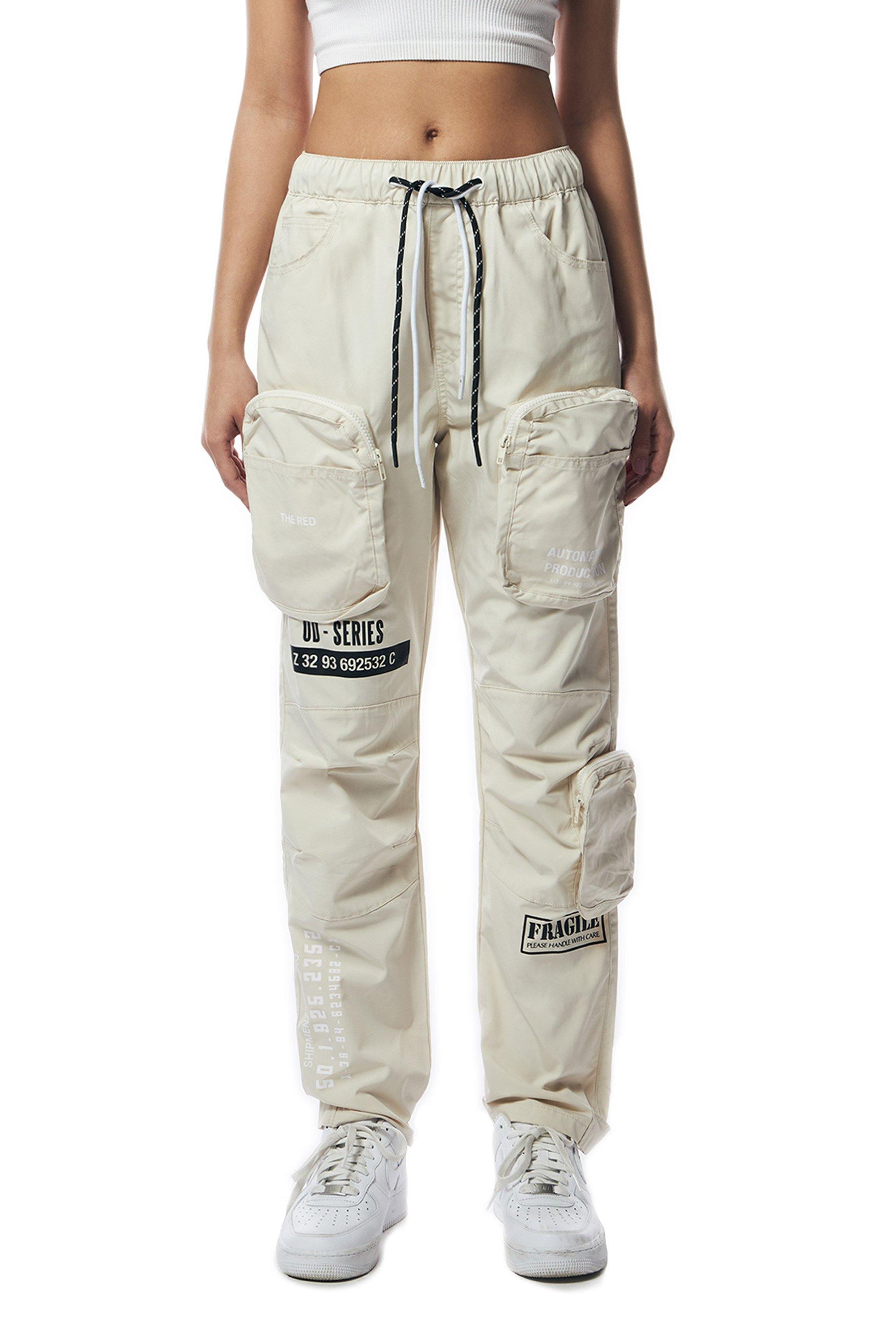 Smoke Rise Women's Relax Slouch Pants - Oatmeal - CREAM Thumbnail View 1