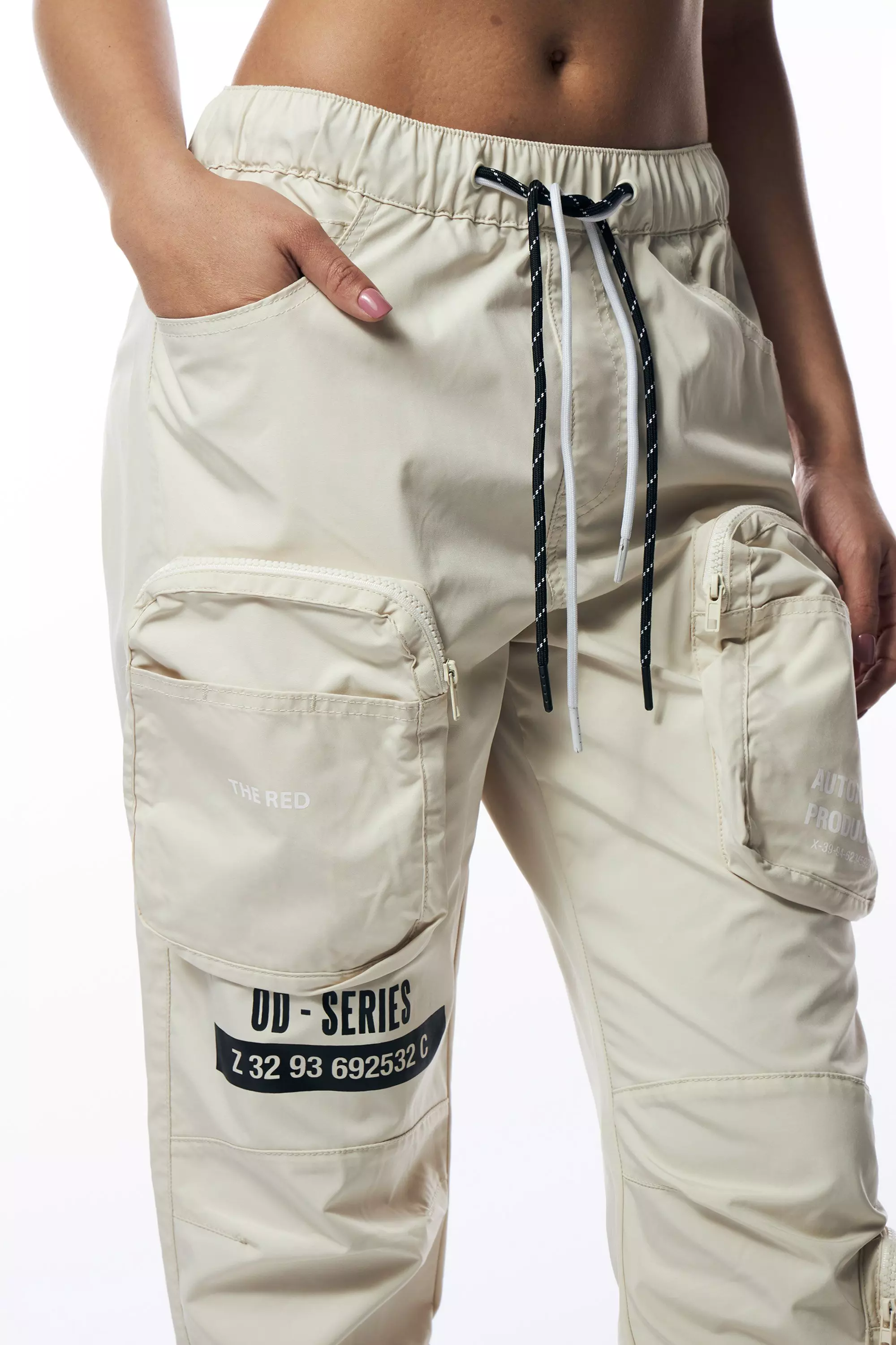 Smoke Rise Women's Relax Slouch Pants - Oatmeal - CREAM