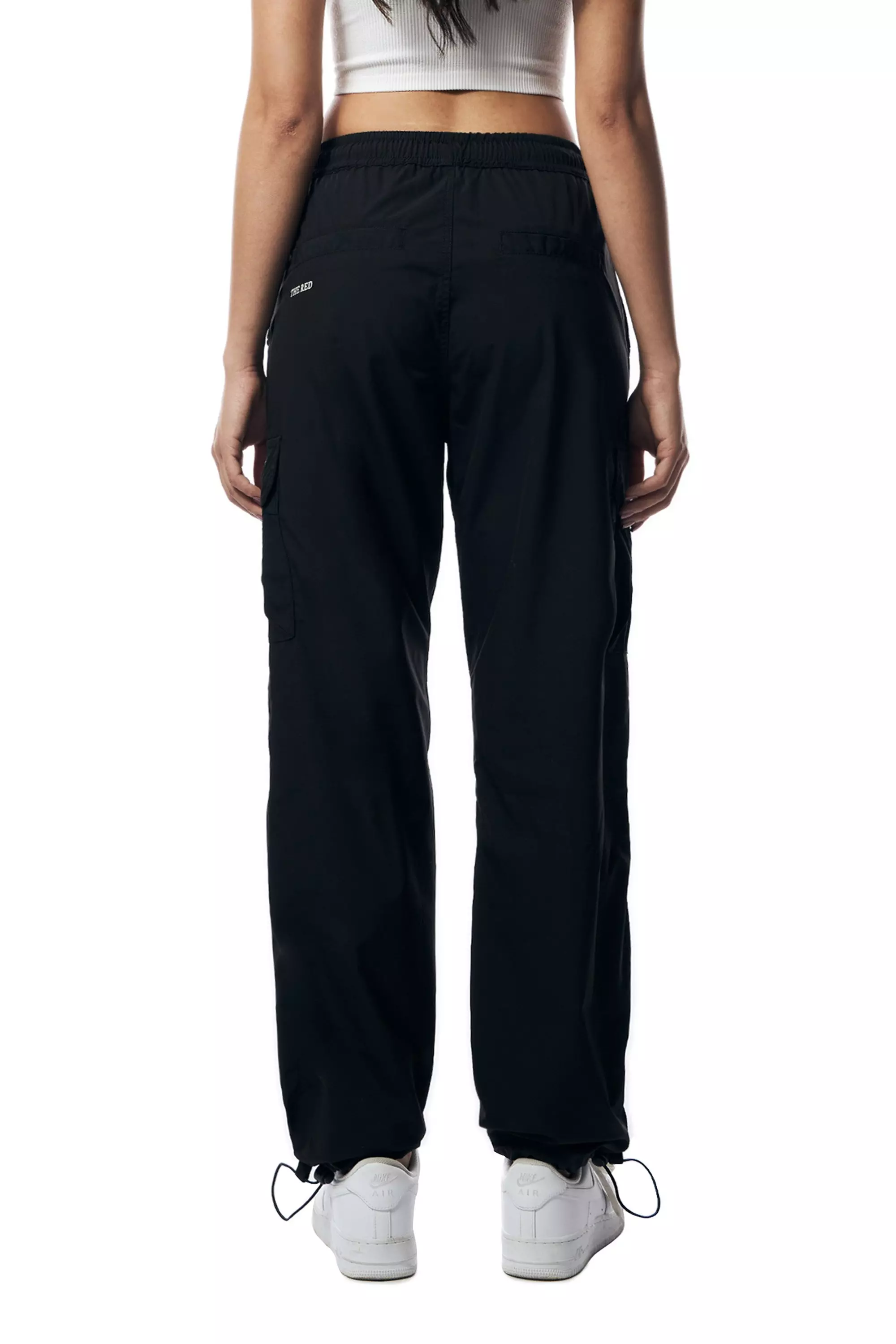 Smoke Rise Women's Relax Straight Pants - Black - BLACK