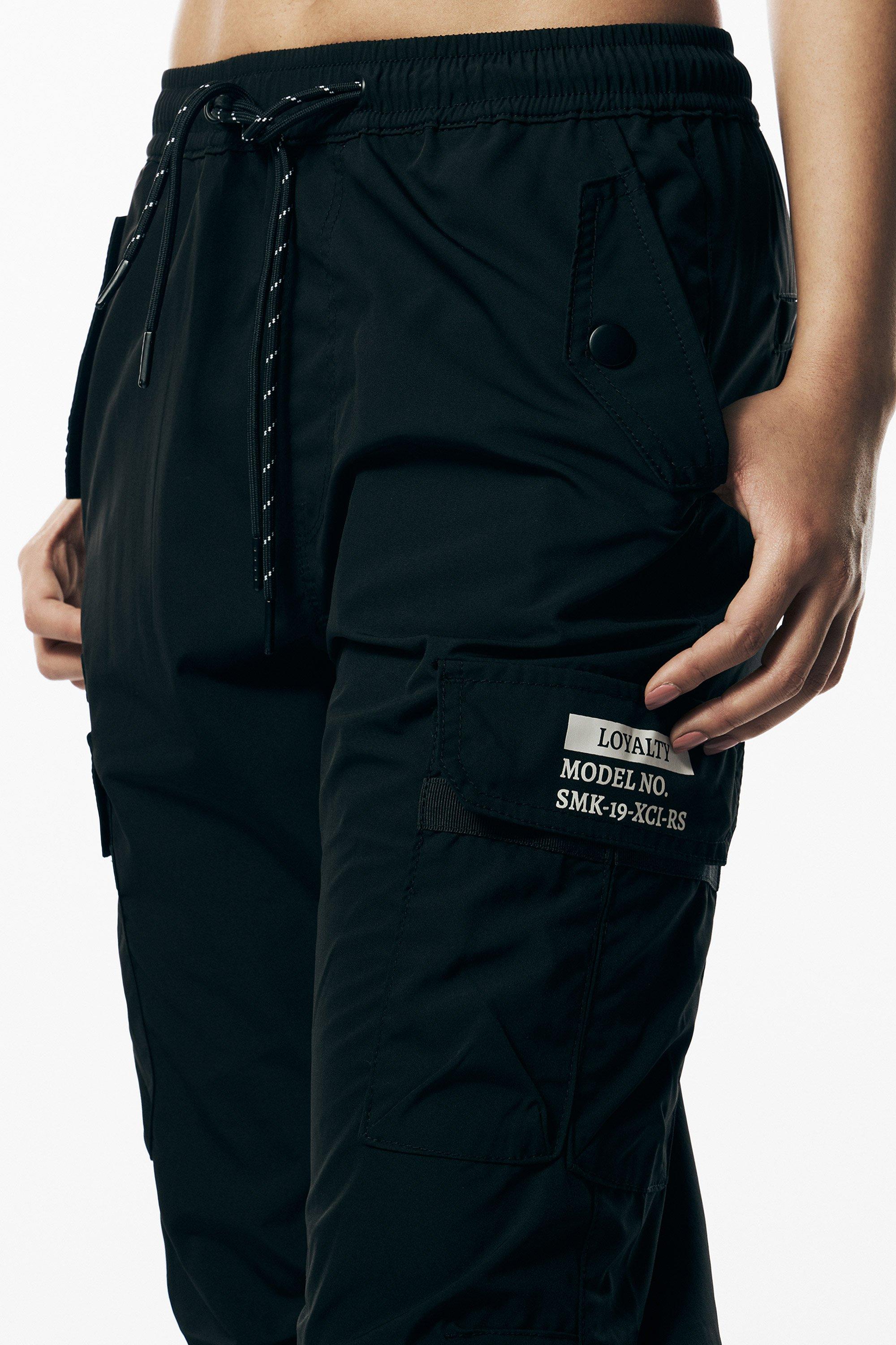 Smoke Rise Women's Relax Straight Pants - Black - BLACK Thumbnail View 4