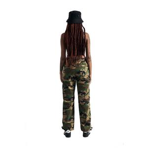 Smoke Rise Women's Slouch Straight Pants - Camo