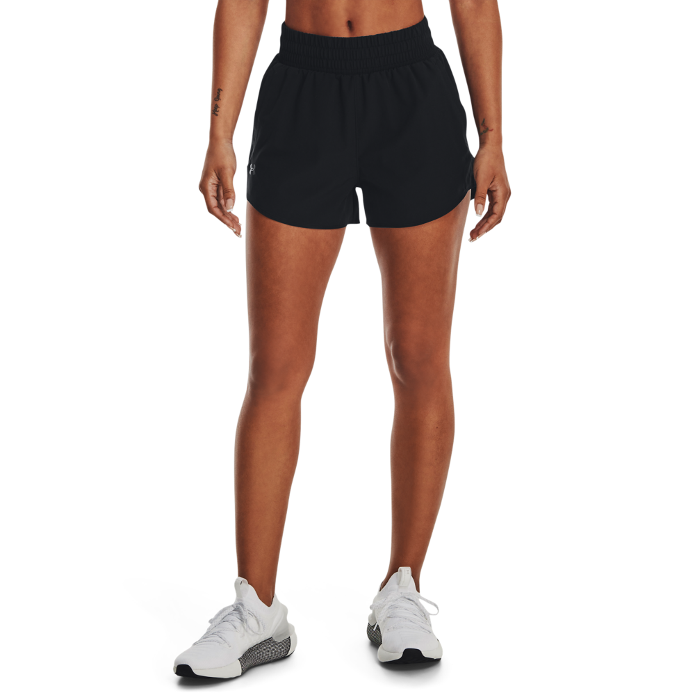 Under Armour Women's Flex 3" Locker Shorts - BLACK Thumbnail View 1