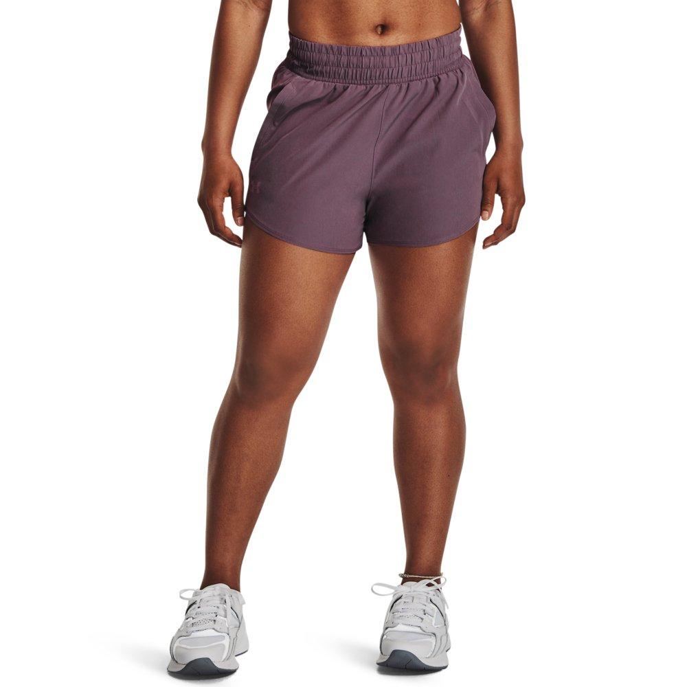 Under Armour Women's Flex Woven 3" Short - PURPLE Thumbnail View 1