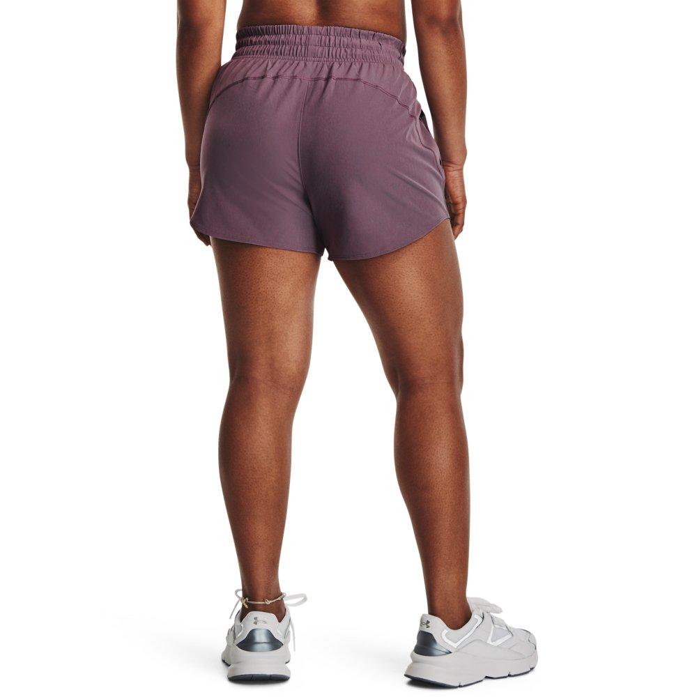 Under Armour Women's Flex Woven 3" Short - PURPLE Thumbnail View 2