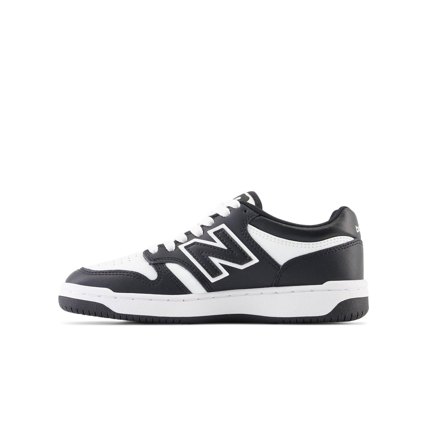 New Balance 480 Grade School Kids' "Black/White" Shoe