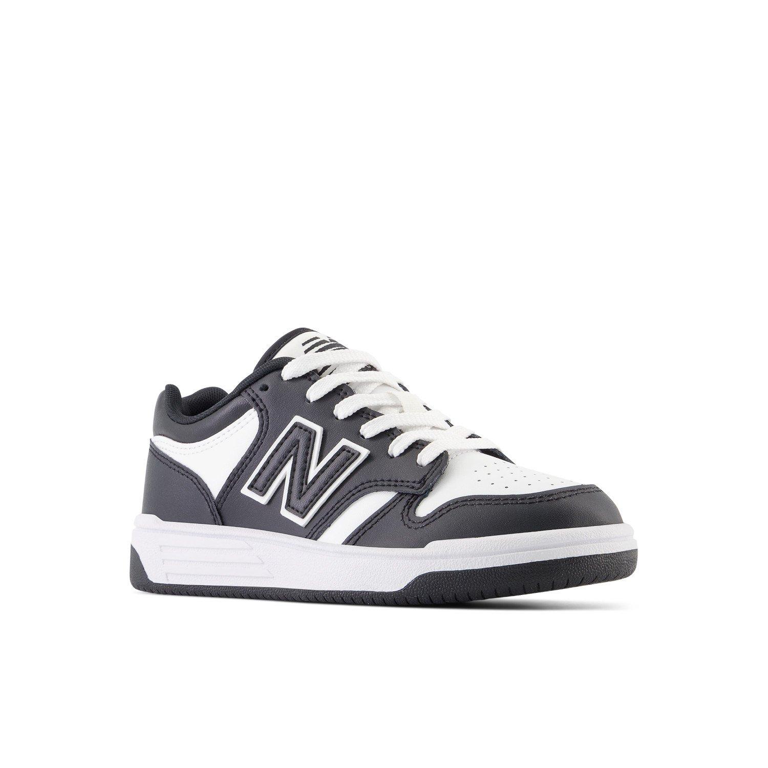 New Balance 480 Preschool Kids' Black/White Shoe