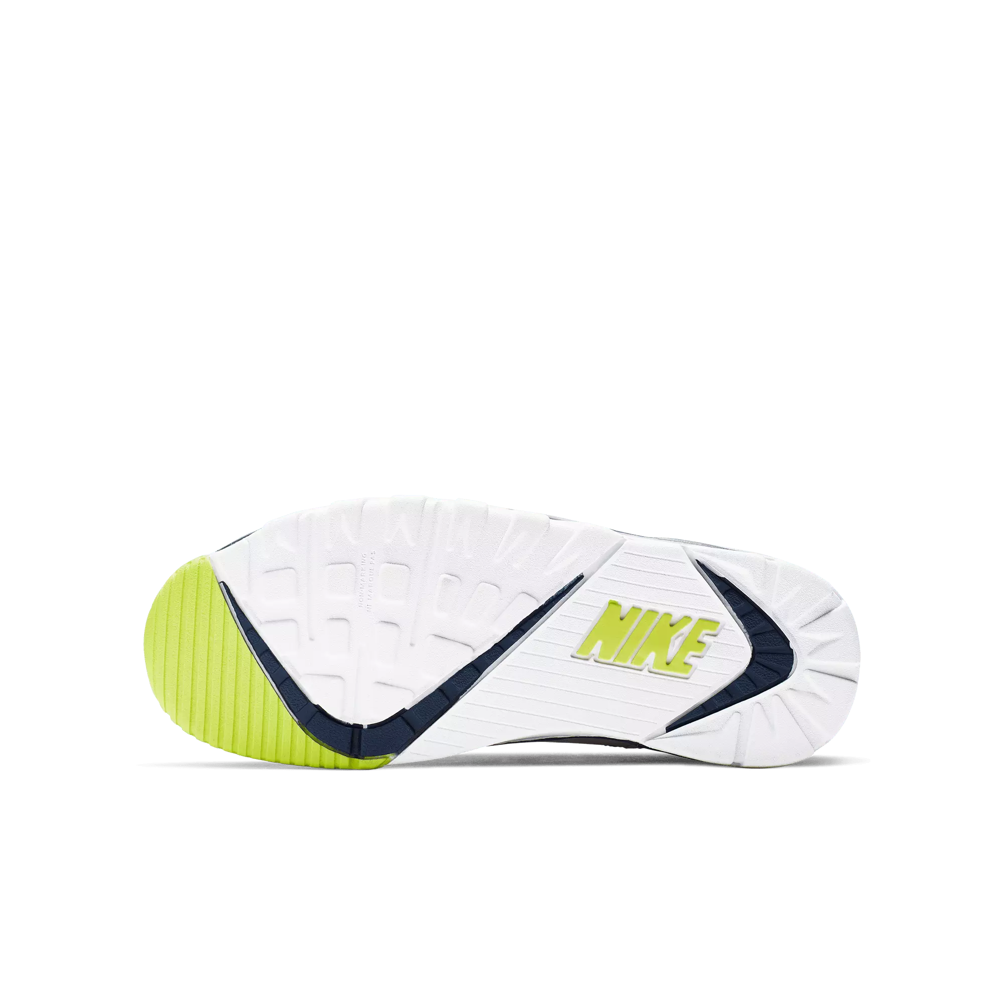 Nike Air Trainer SC "Dark Grey/Black/Midnight Navy/Volt" Grade School Boys' Shoe - BLACK/GREEN